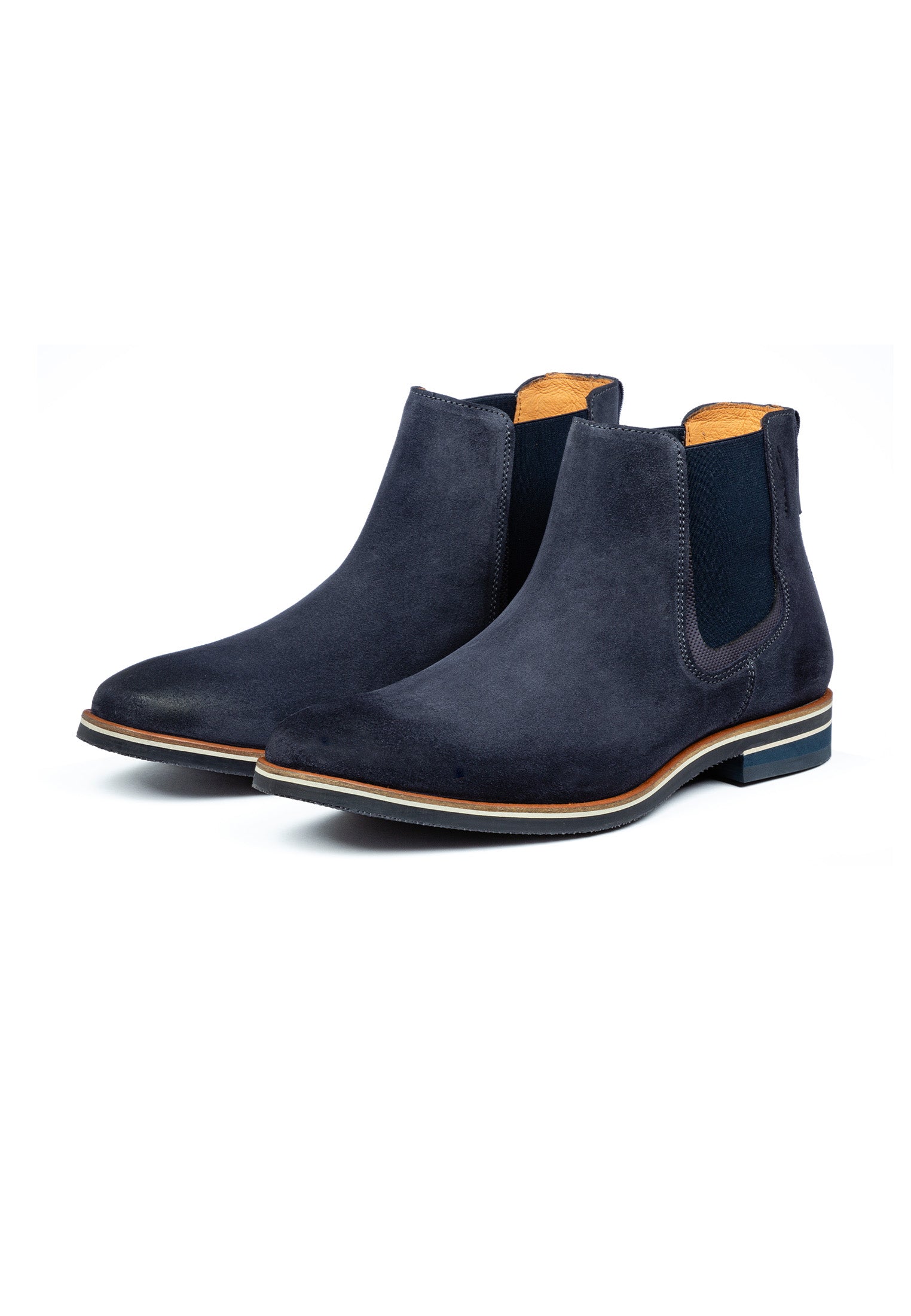 Blauer Wildleder Amalfi Chelsea Boot
