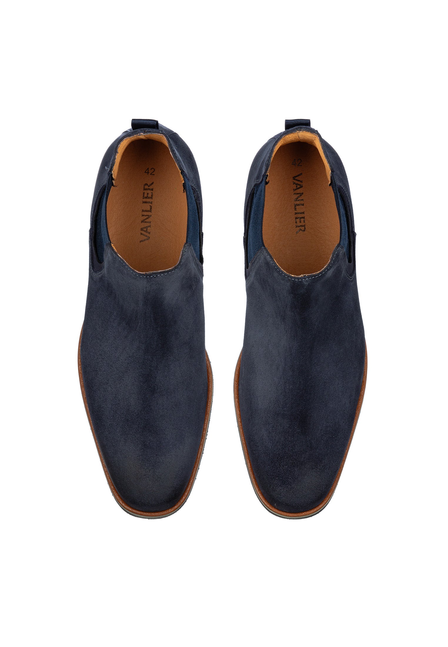 Blauer Wildleder Amalfi Chelsea Boot