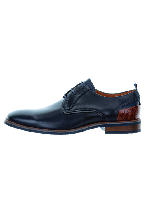 Navy blauw gladleren Amalfi Loafer
