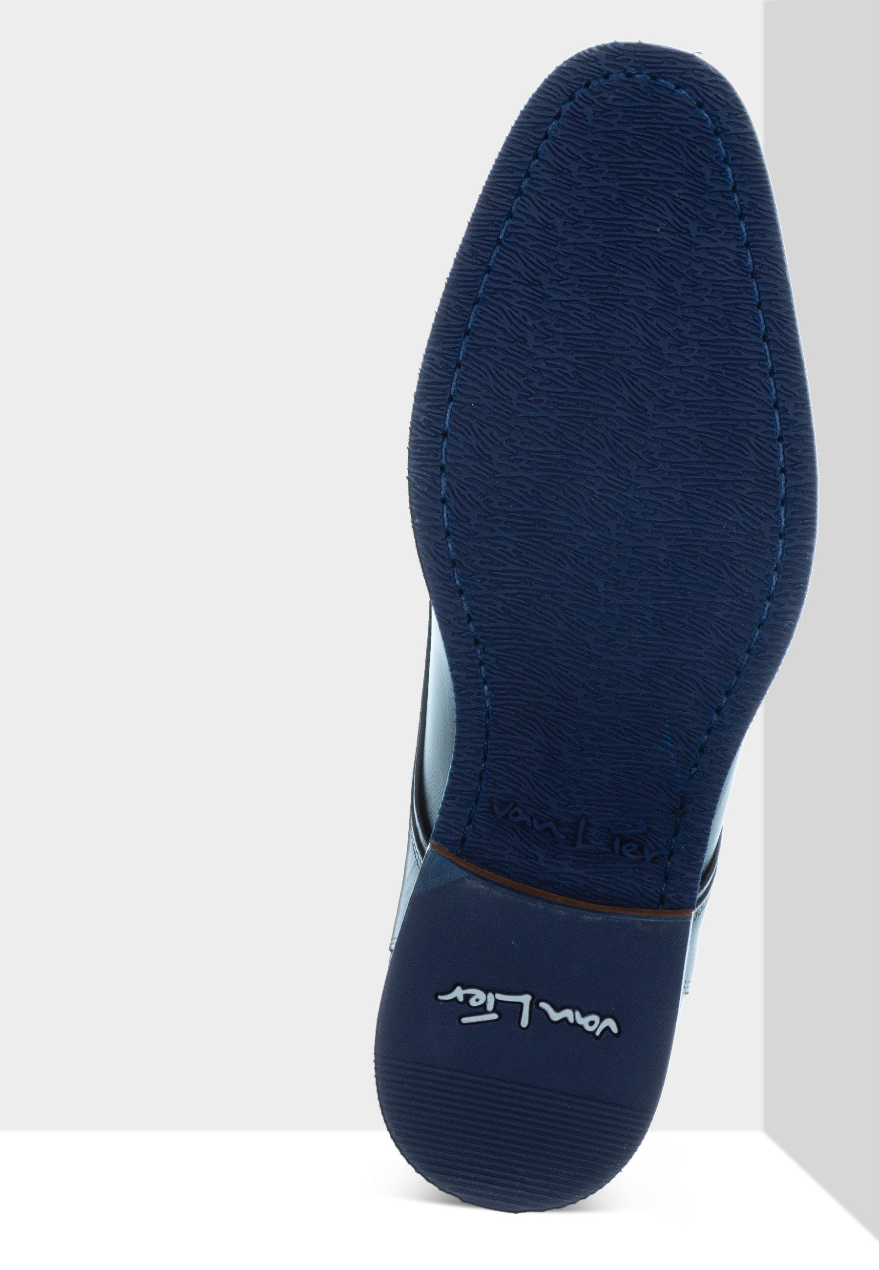 Navy blauw gladleren Amalfi Loafer