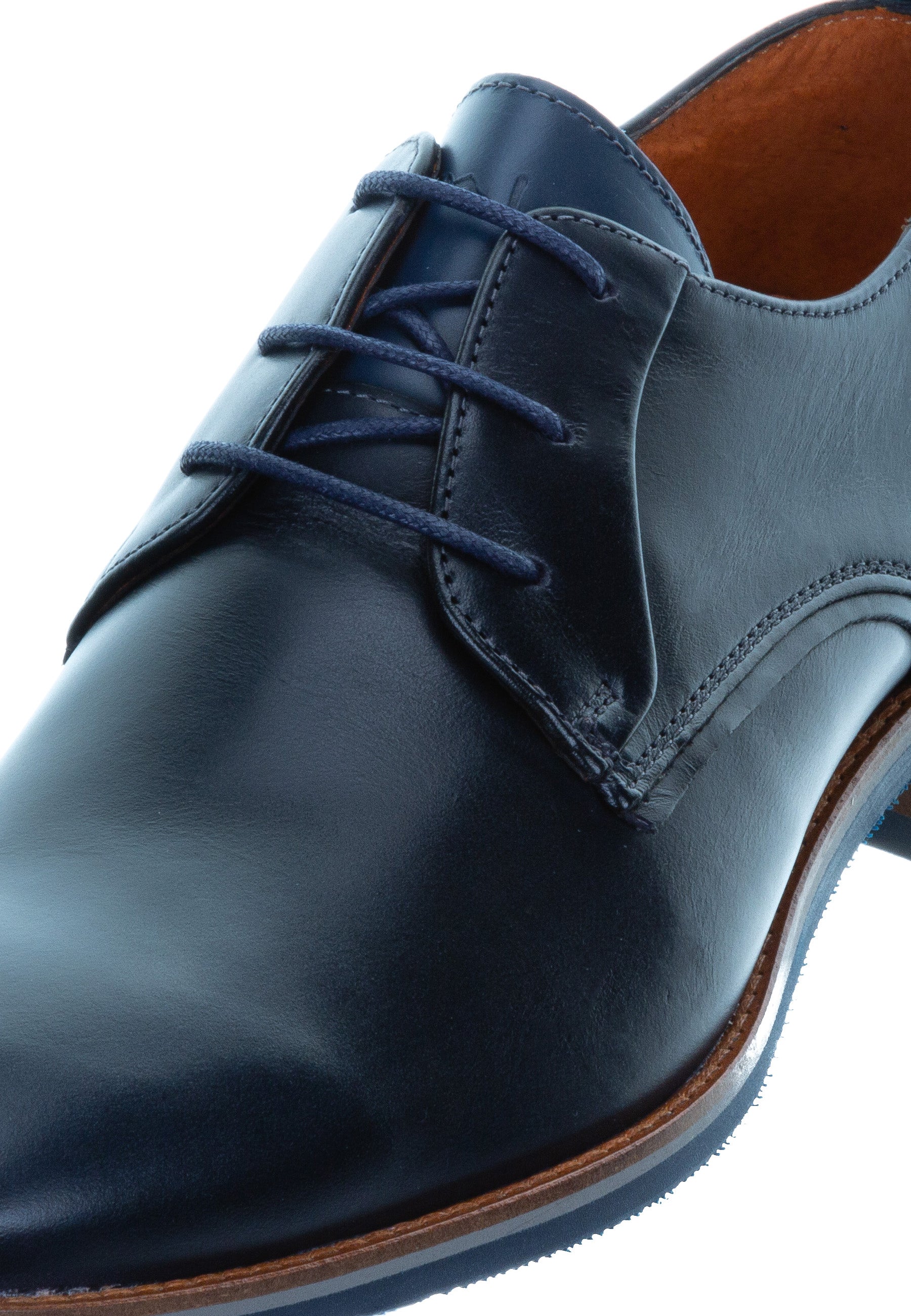 Navy blauw gladleren Amalfi Loafer