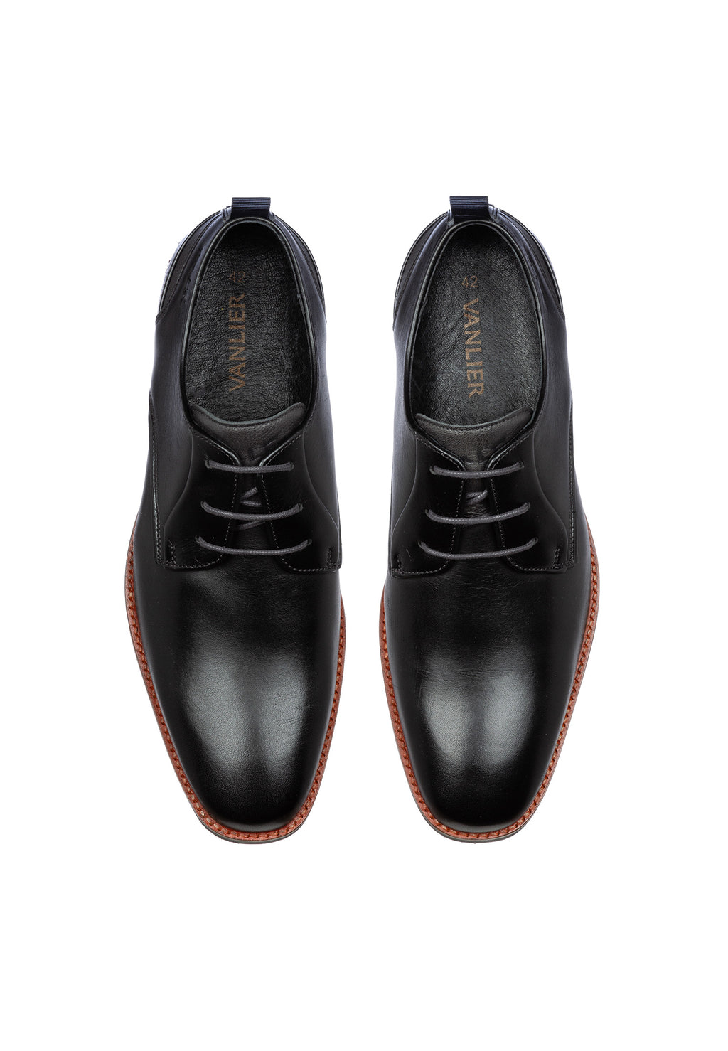 Cognac Glattleder Amalfi Schnürschuh