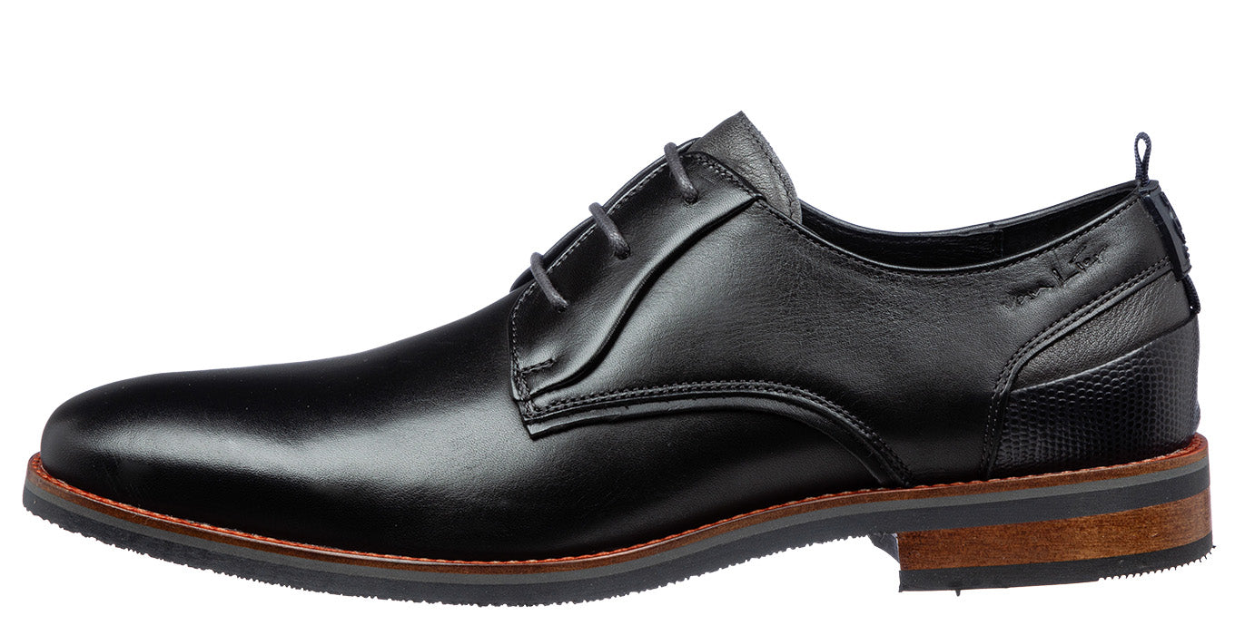 Cognac Glattleder Amalfi Schnürschuh