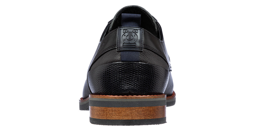 Cognac Glattleder Amalfi Schnürschuh