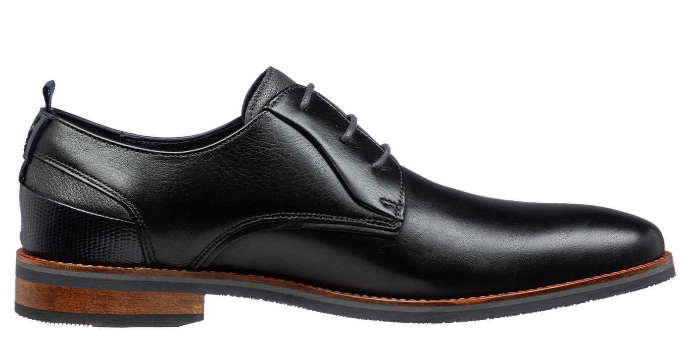 Cognac Glattleder Amalfi Schnürschuh
