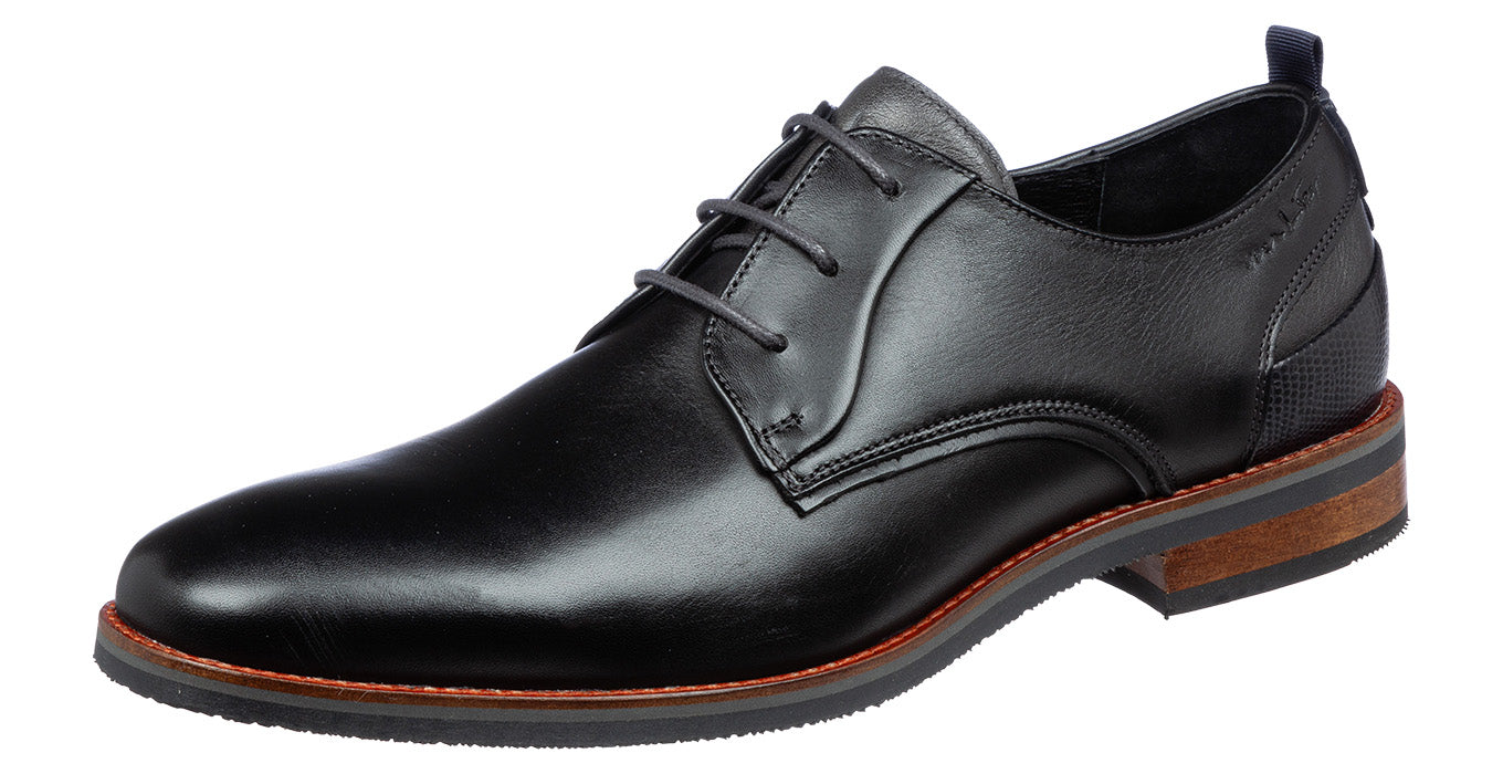 Cognac Glattleder Amalfi Schnürschuh