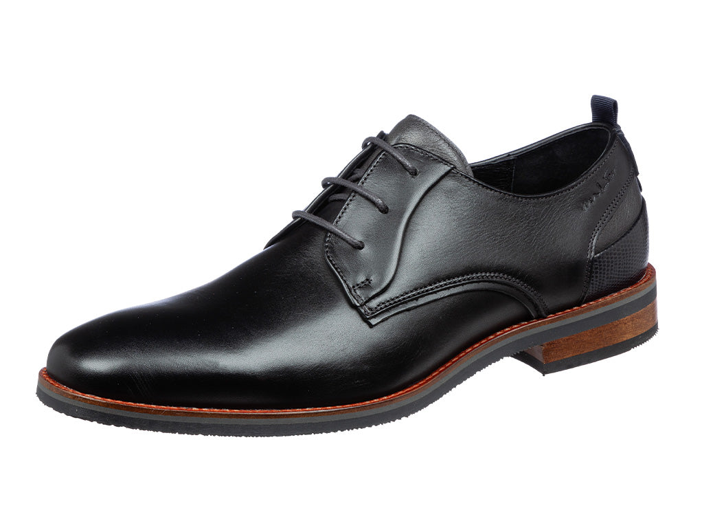Cognac Glattleder Amalfi Schnürschuh