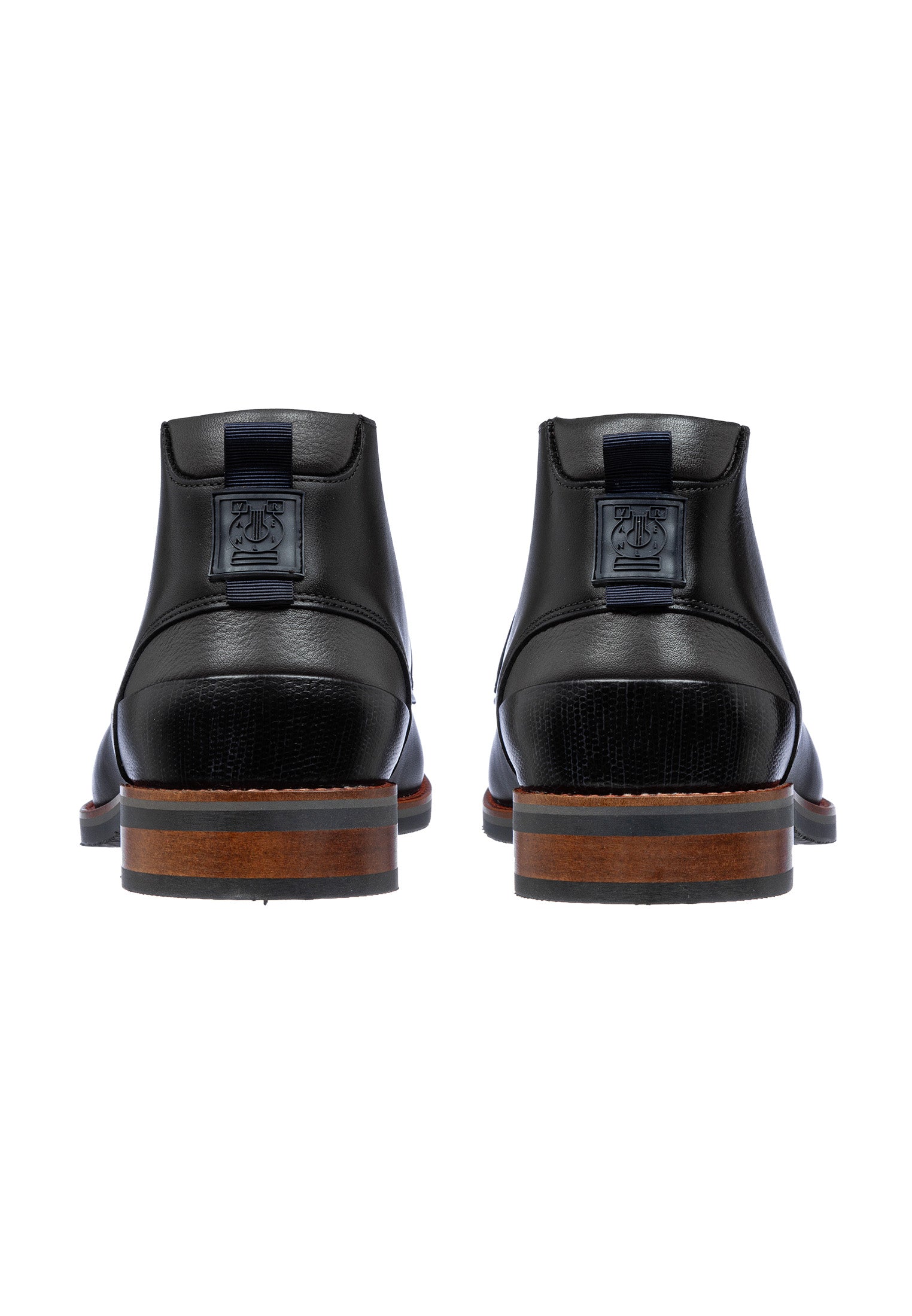 Schwarzer Glattleder Amalfi Schnürschuh