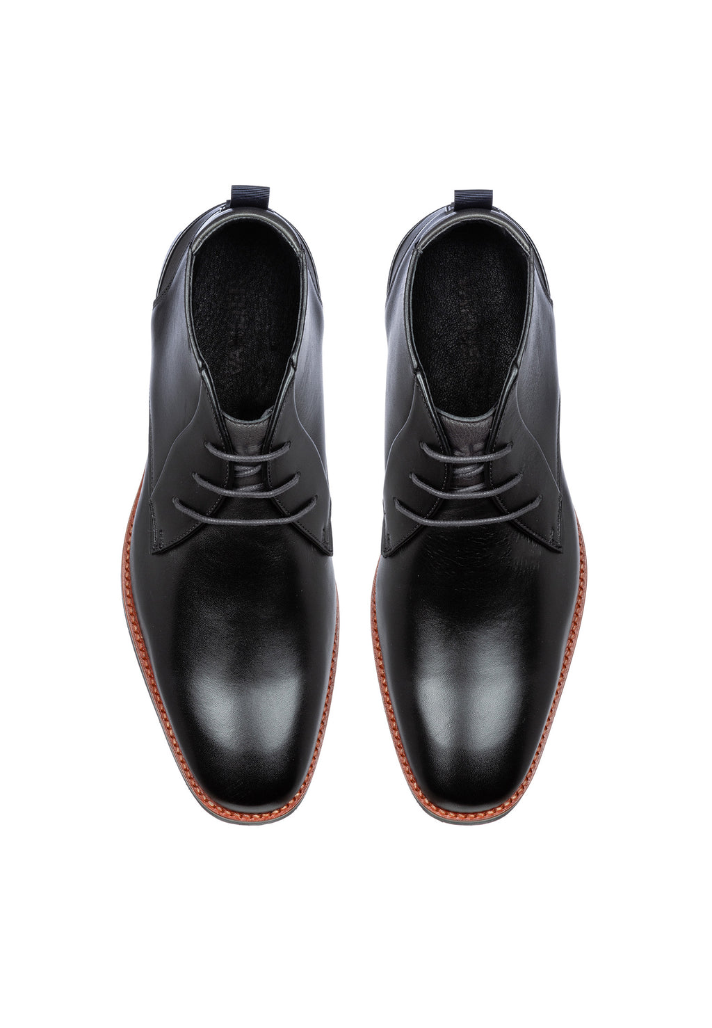 Schwarzer Glattleder Amalfi Schnürschuh