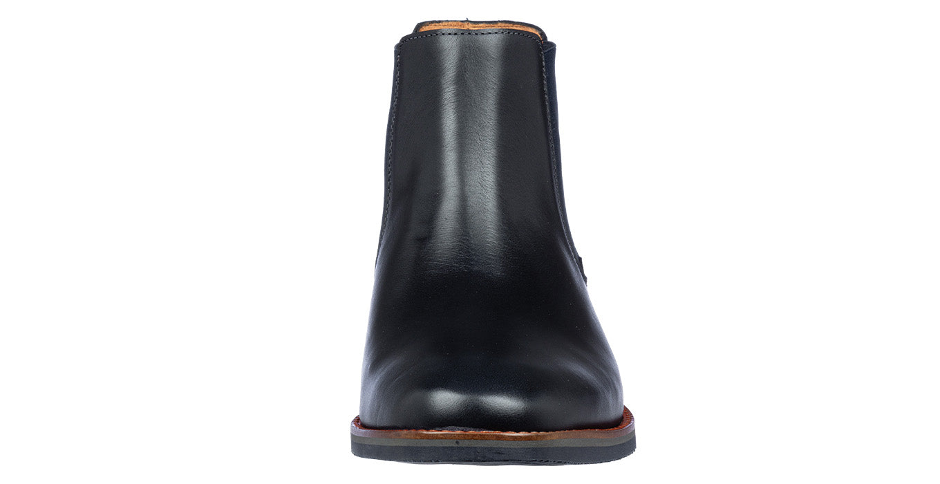Navy gladleren Amalfi chelsea boot