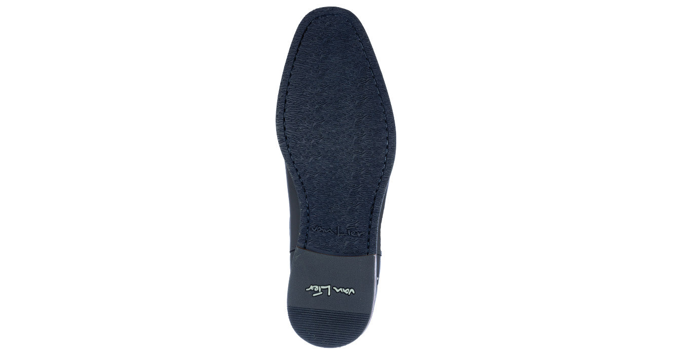 Navy gladleren Amalfi chelsea boot