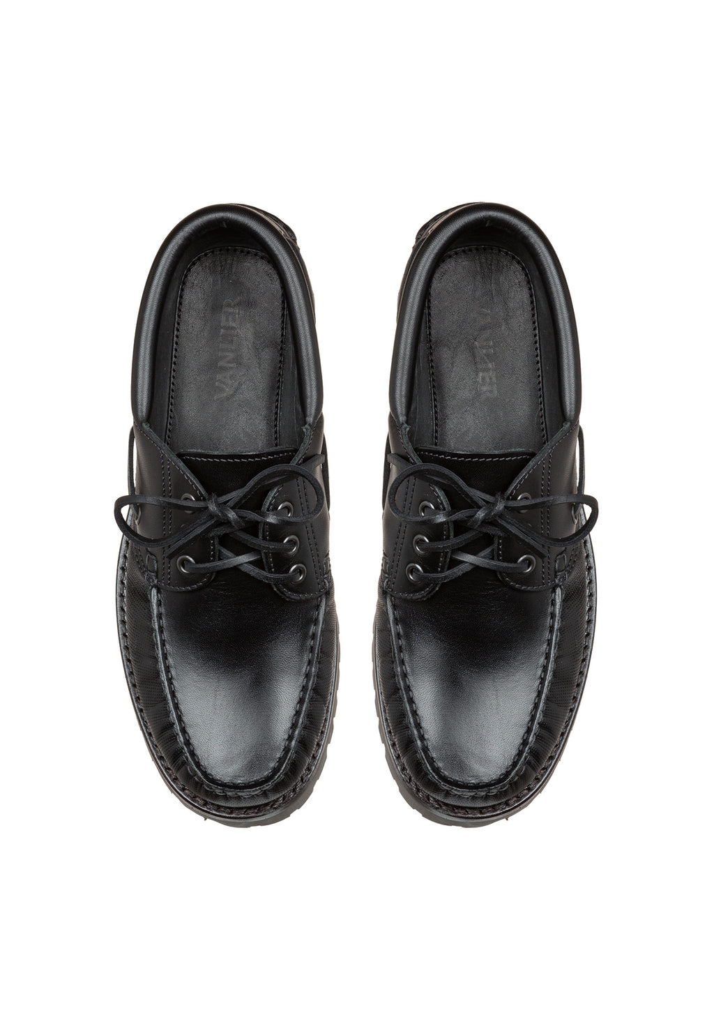 Schwarzer Glattleder Baylands Schnürschuh