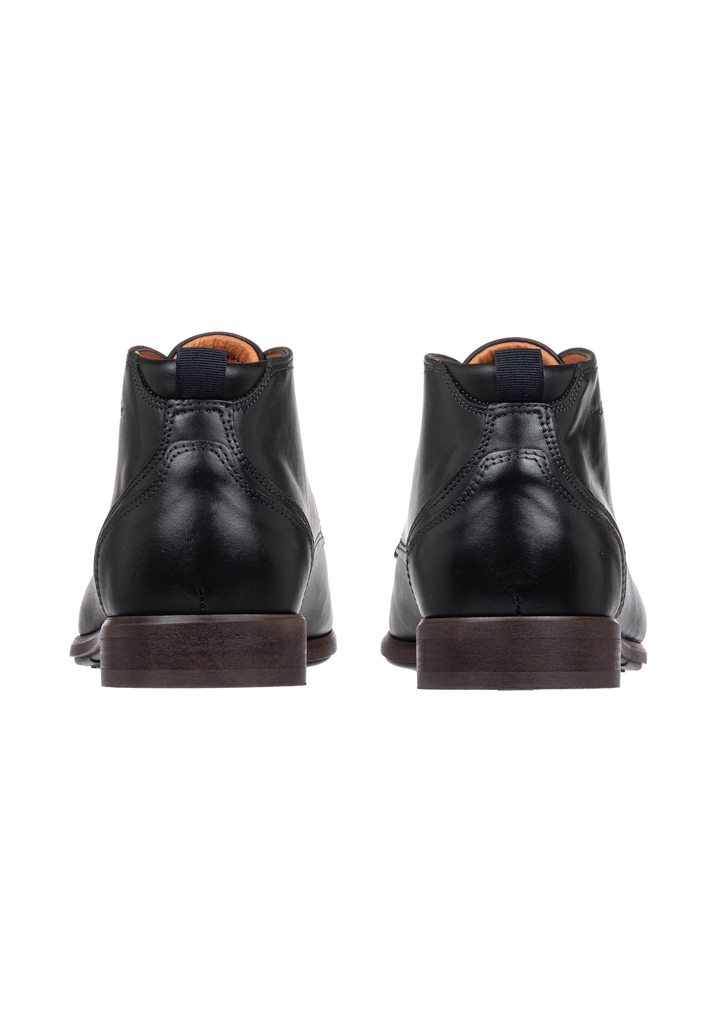 Schwarzer Glattleder Eramso Schnürschuh