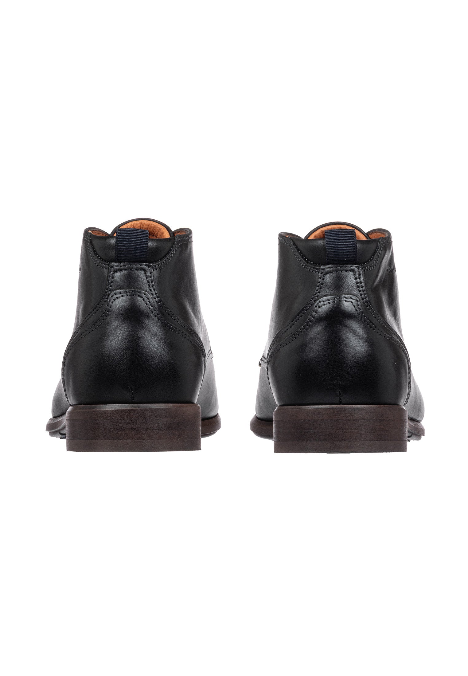 Schwarzer Glattleder Eramso Schnürschuh