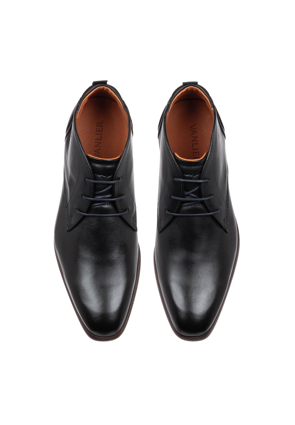 Schwarzer Glattleder Eramso Schnürschuh