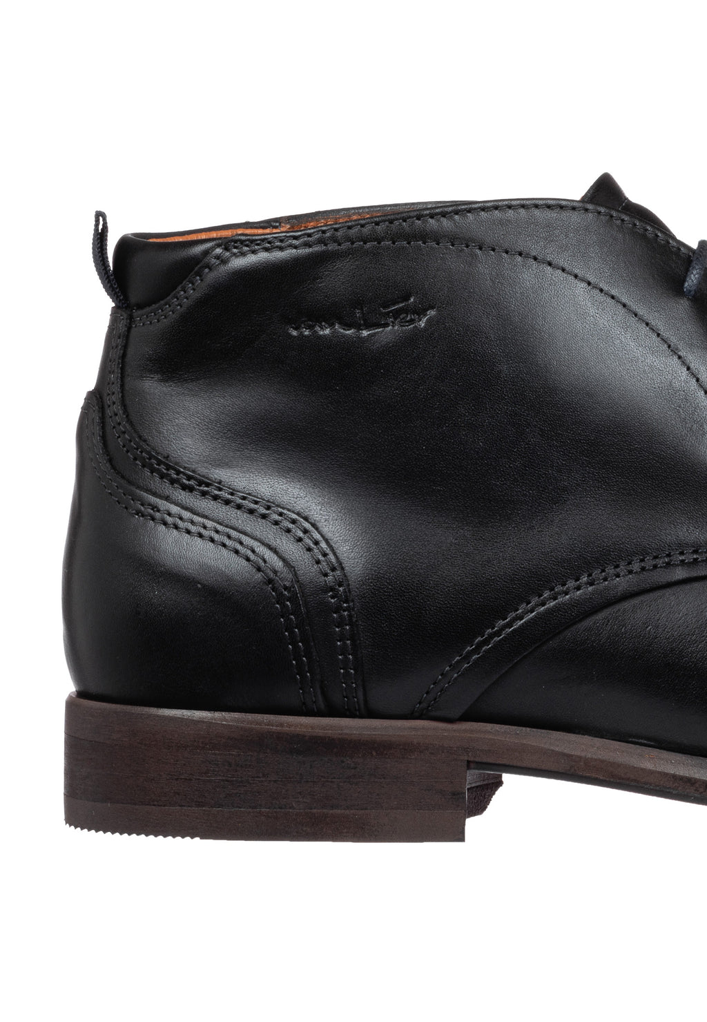 Schwarzer Glattleder Eramso Schnürschuh