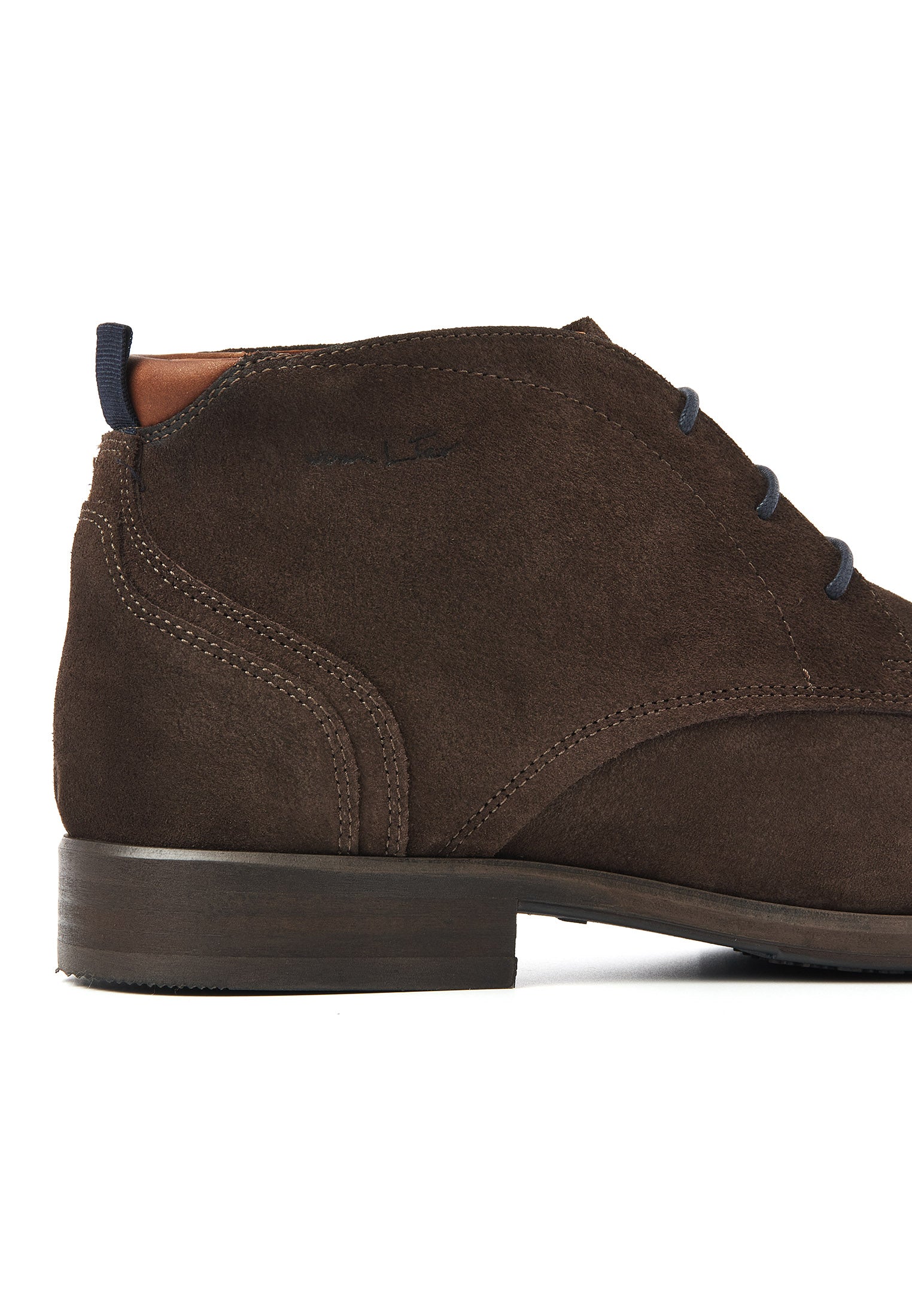 T-moro braune Wildleder Loafer Erasmo halbhoher Schnürschuh