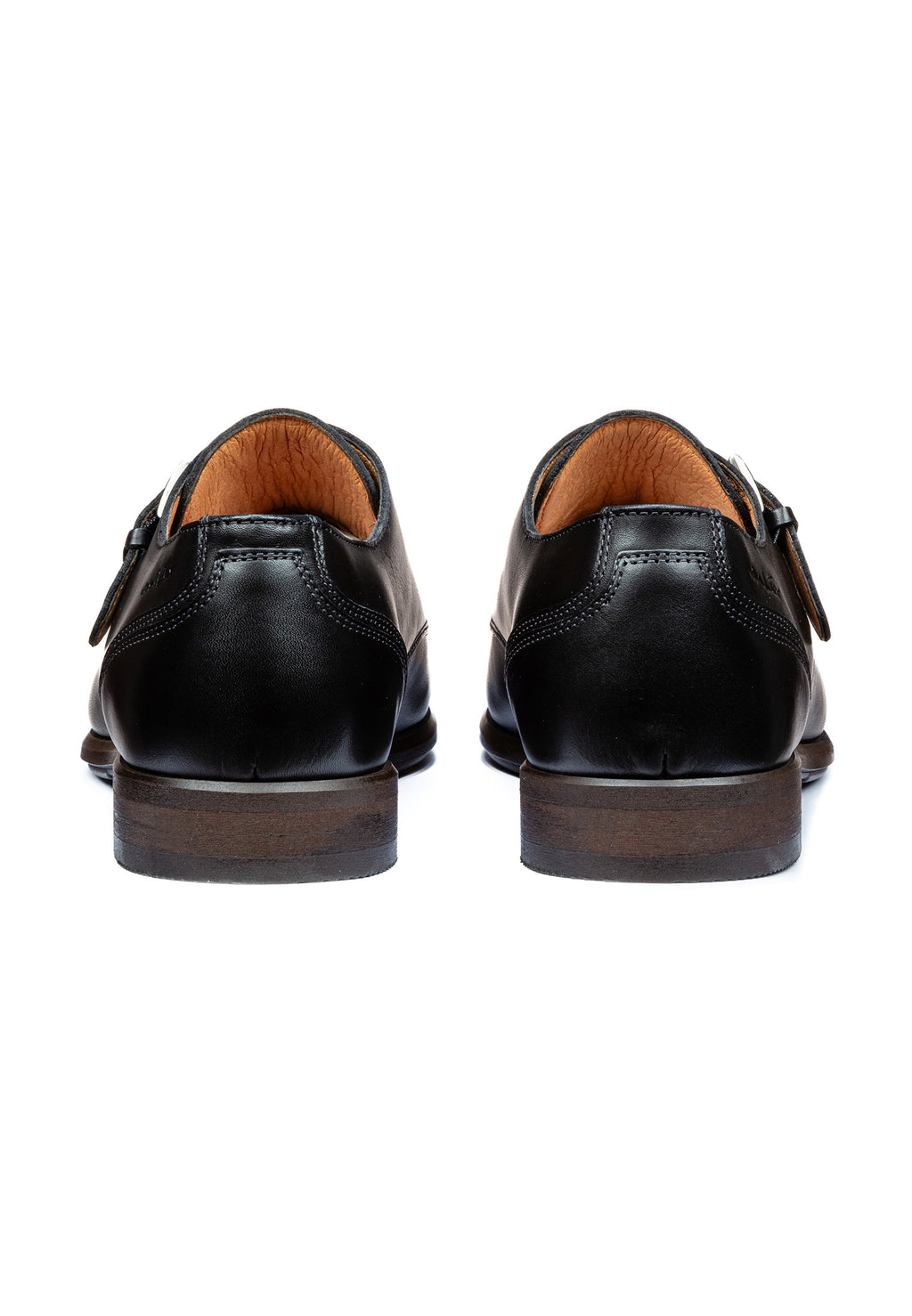 Schwarzer Glattleder Erasmo Schnallenschuh