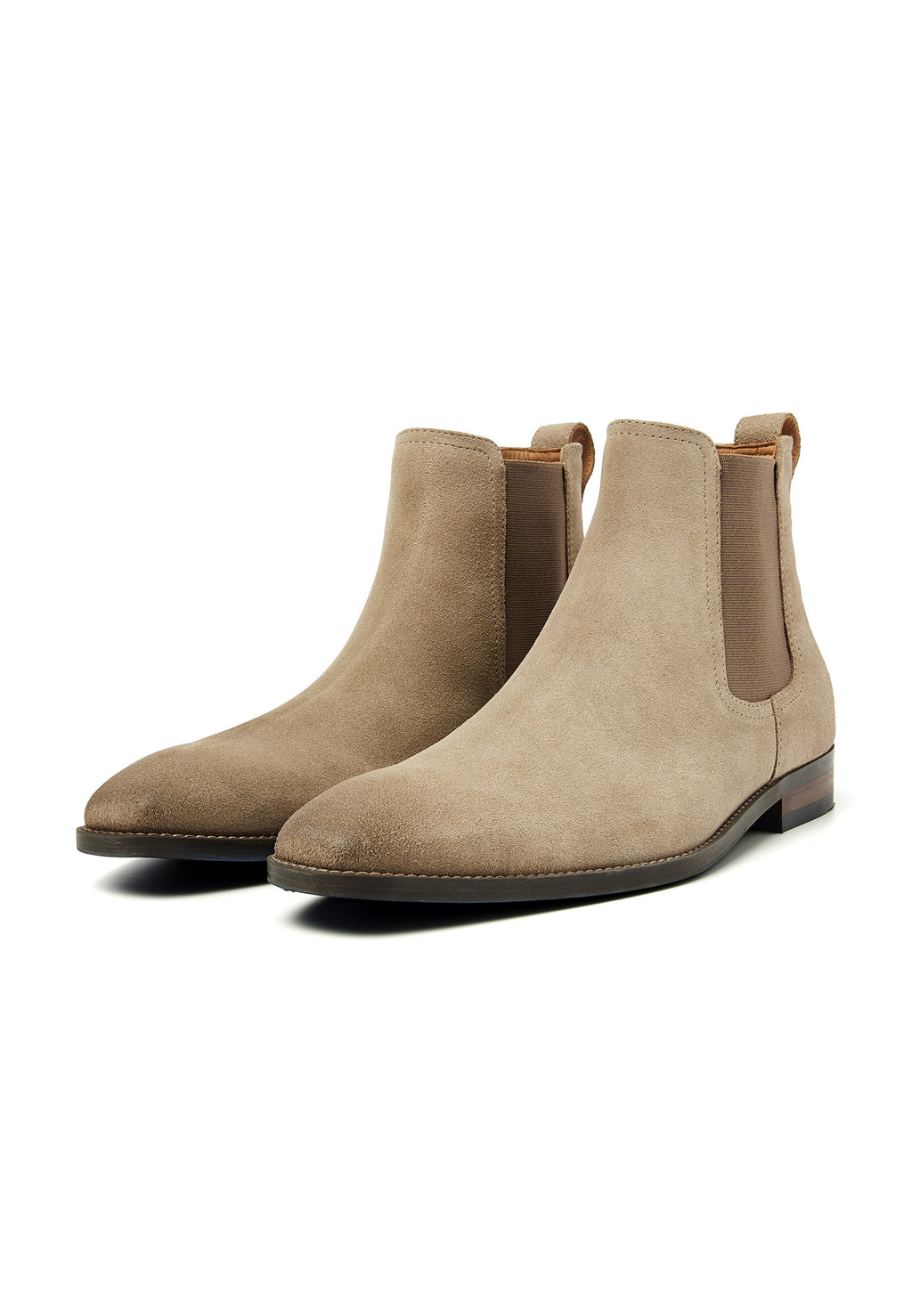 Taupe Wildleder Bregenz Chelsea Boot
