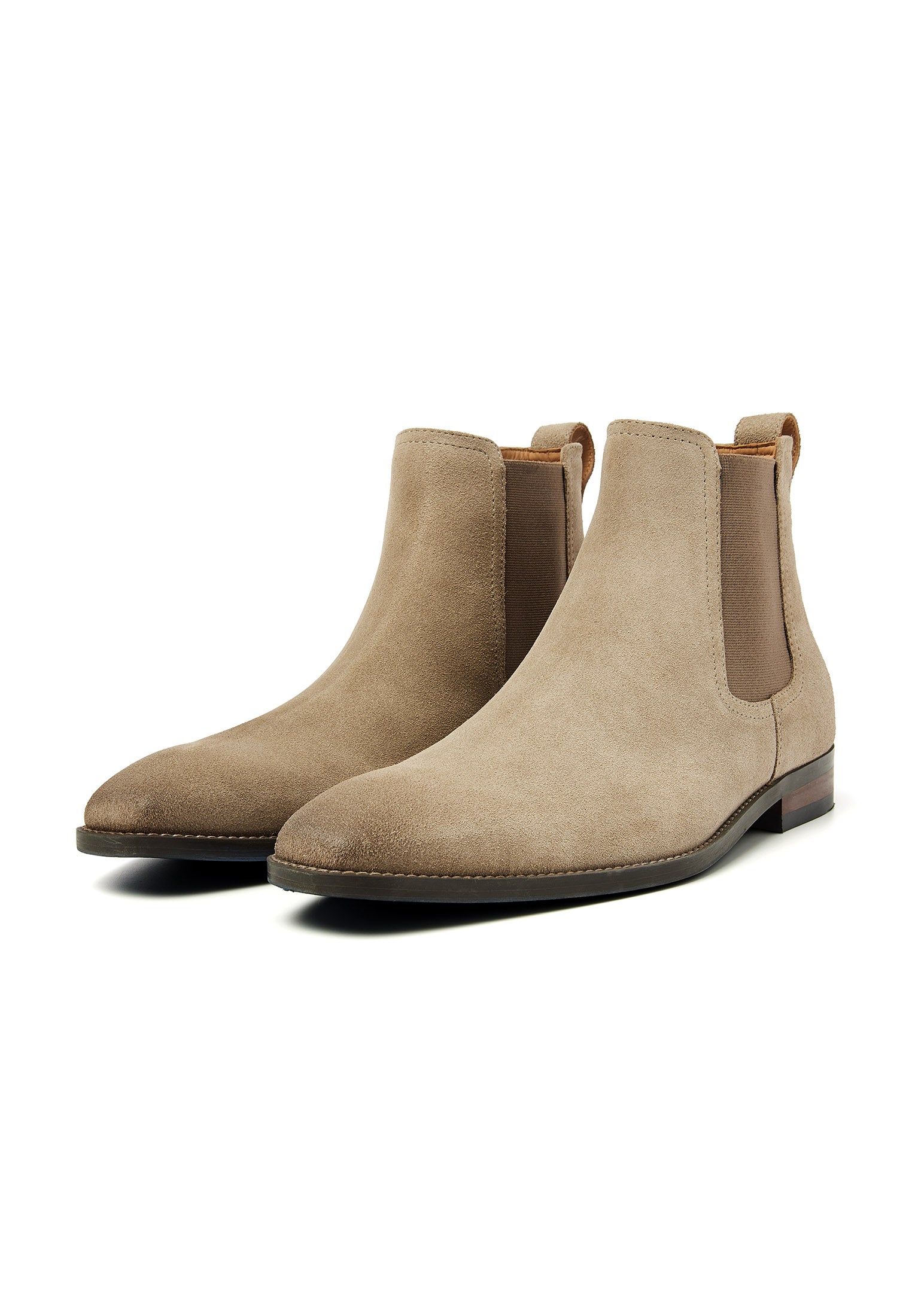 Taupe Wildleder Bregenz Chelsea Boot