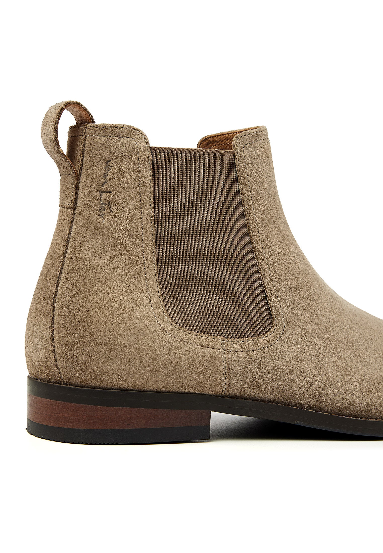 Taupe Wildleder Bregenz Chelsea Boot