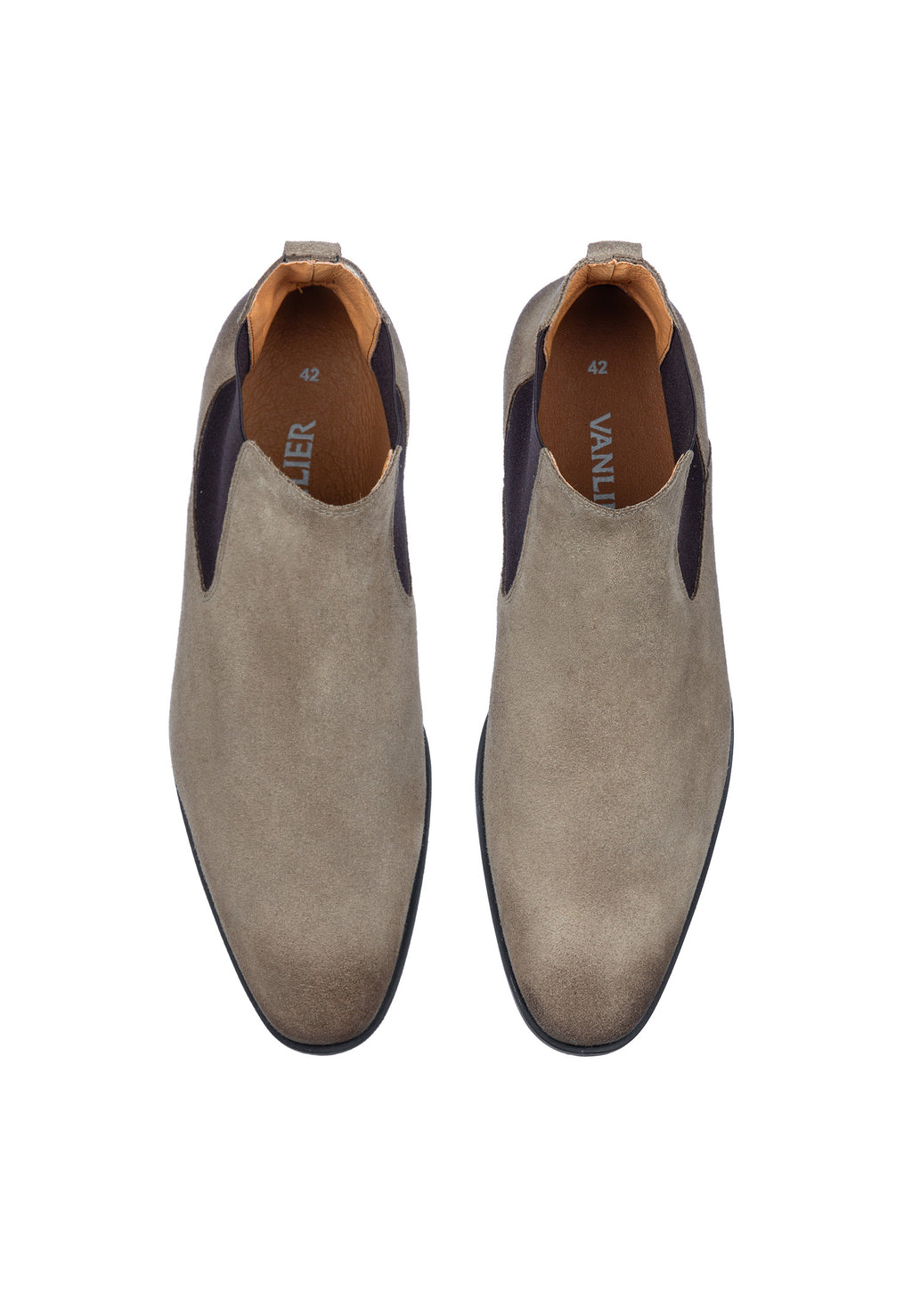 Taupe Wildleder Riva Chelsea Boot