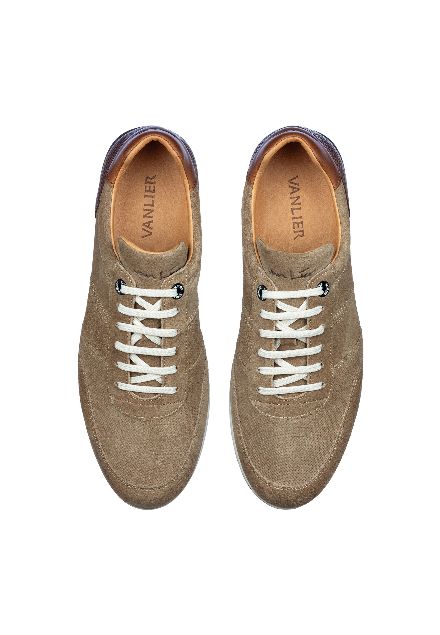 Taupe Wildleder Anzano Sneaker