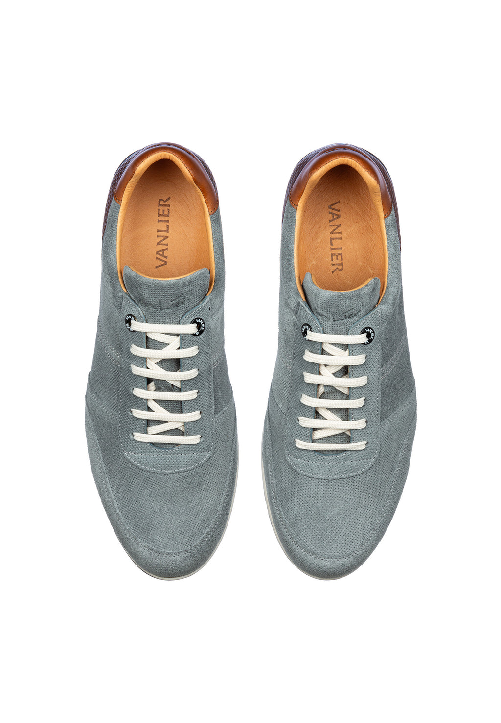 Graublaues Wildleder Loafer
