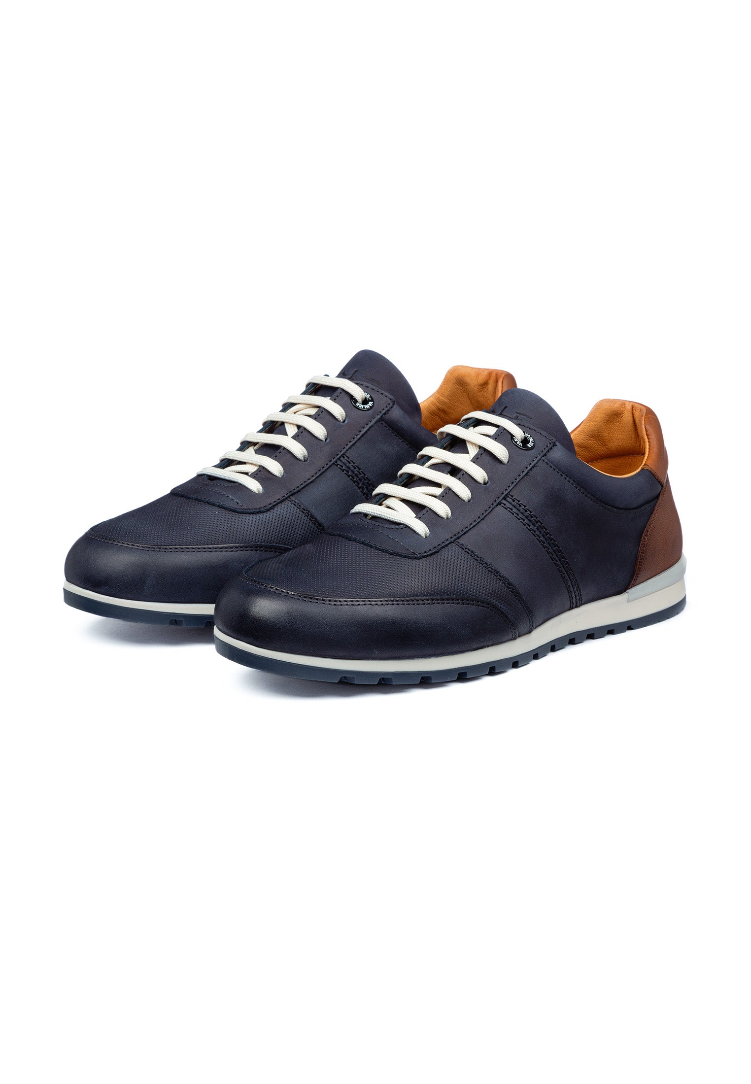 Navy blauw nubuck Anzano Loafer