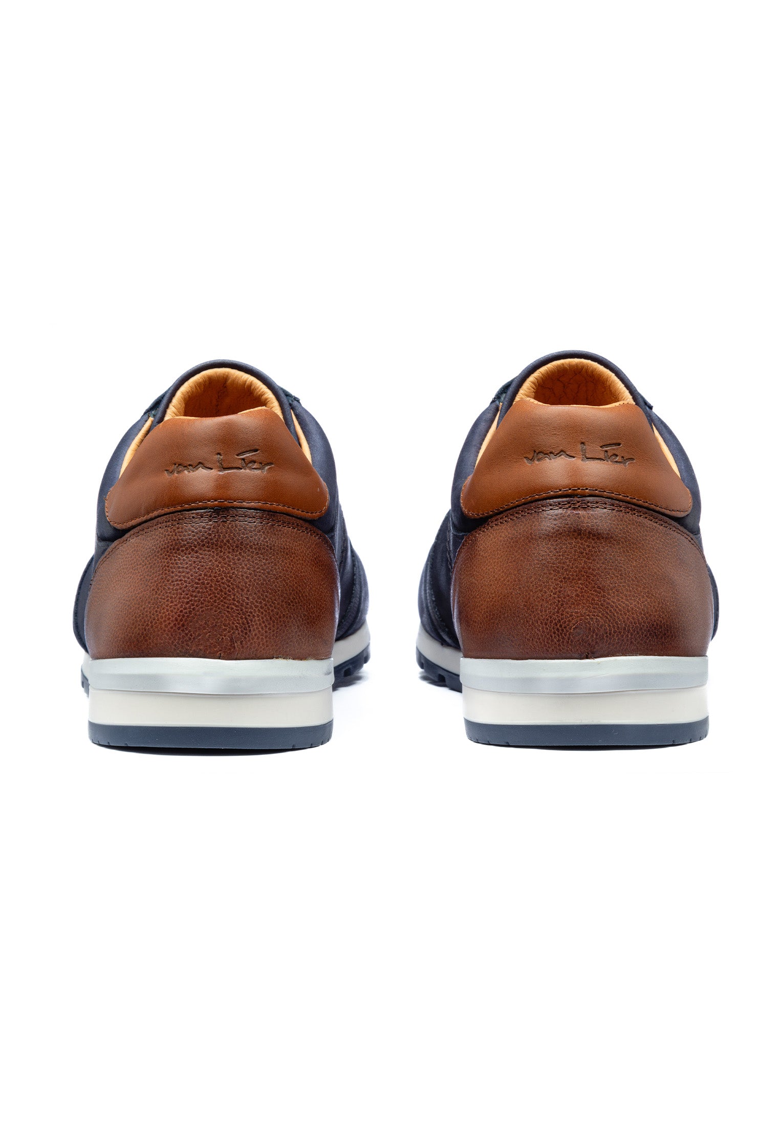 Navy blauw nubuck Anzano Loafer