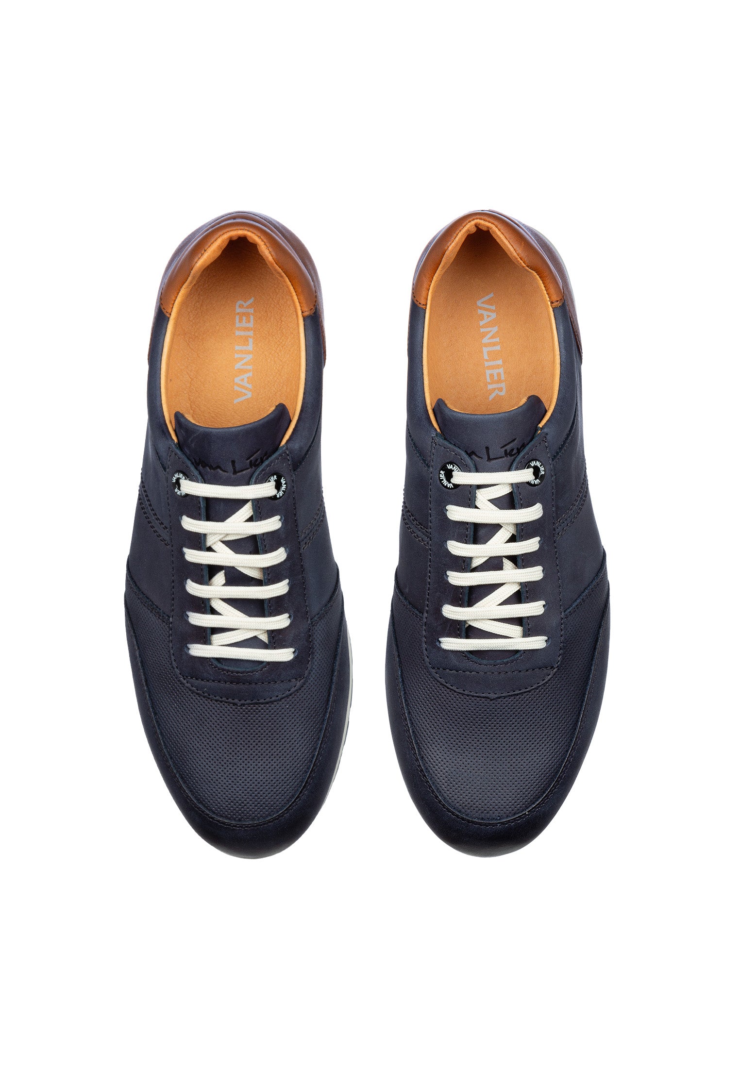 Navy blauw nubuck Anzano Loafer