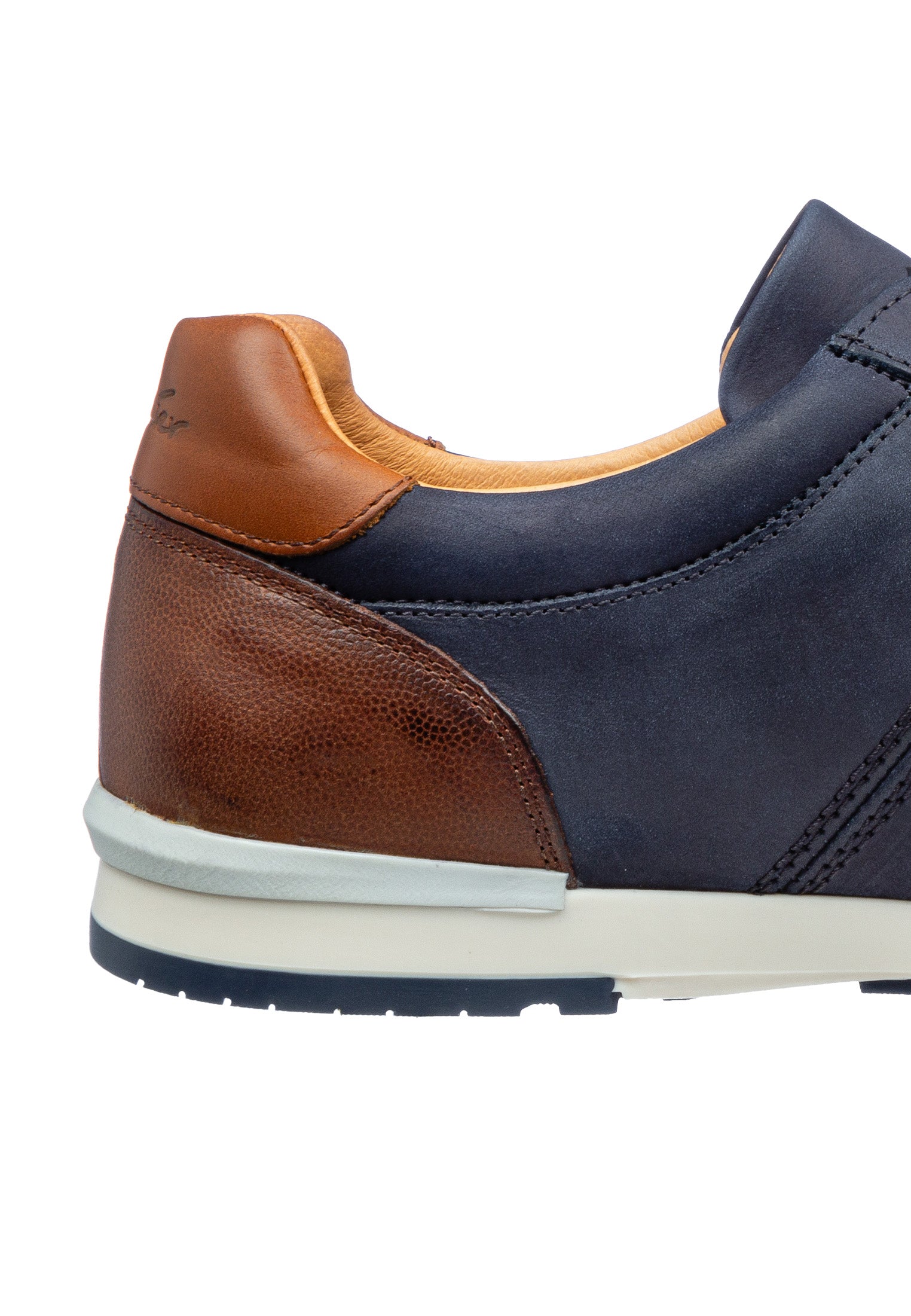 Navy blauw nubuck Anzano Loafer