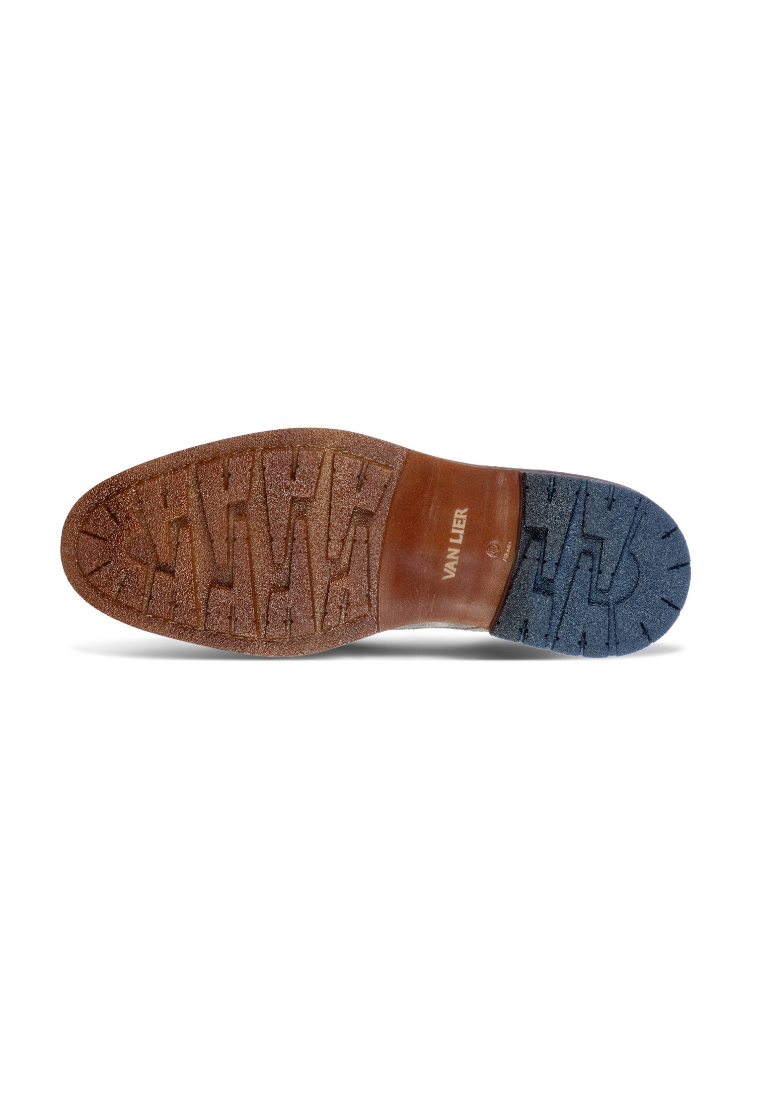 Taupe suède Dino halfhoge veterschoen