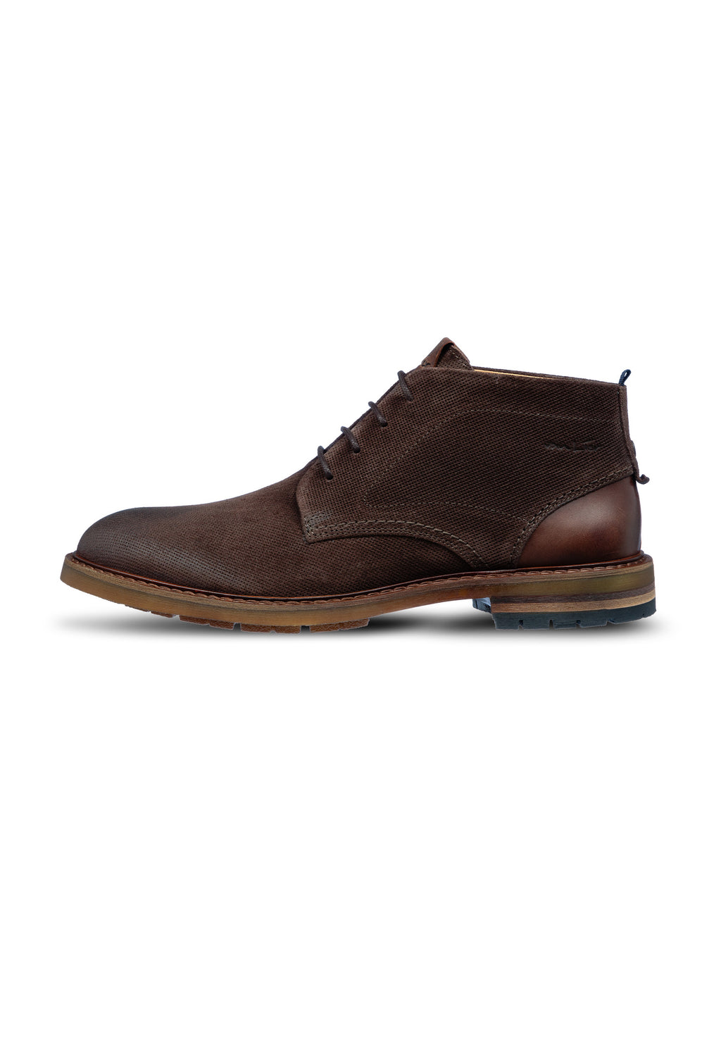 T-moro braune Wildleder Dino halbhohe Schnürschuhe