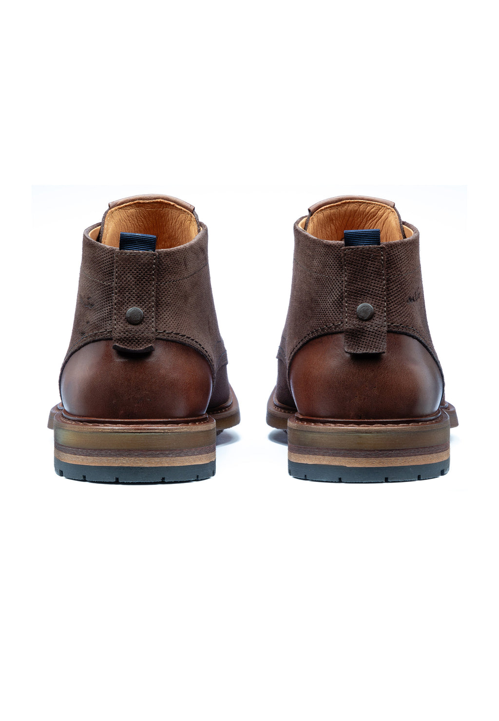 T-moro braune Wildleder Dino halbhohe Schnürschuhe