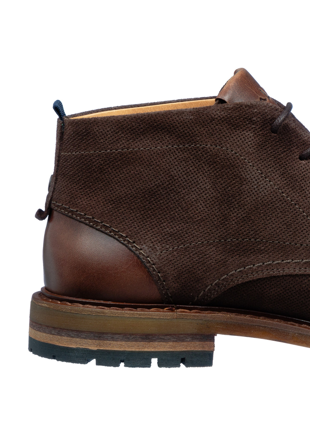 T-moro braune Wildleder Dino halbhohe Schnürschuhe