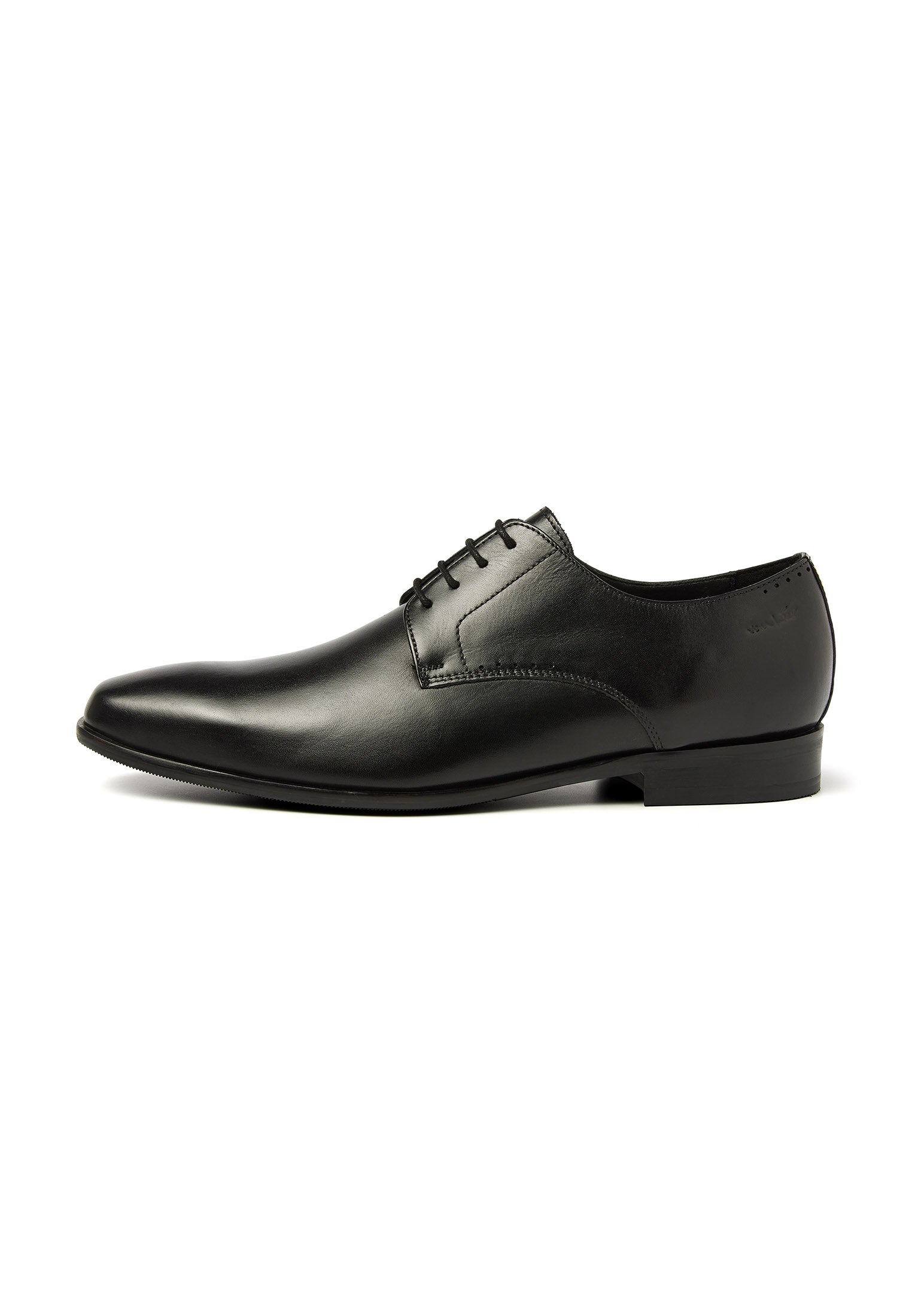 Schwarzer Glattleder Santorini Schnürschuh