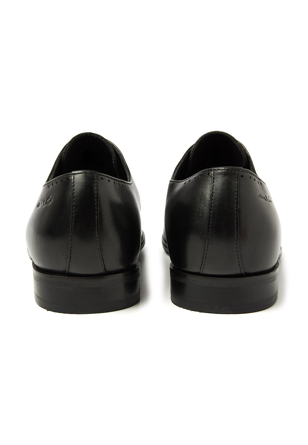Schwarzer Glattleder Santorini Schnürschuh