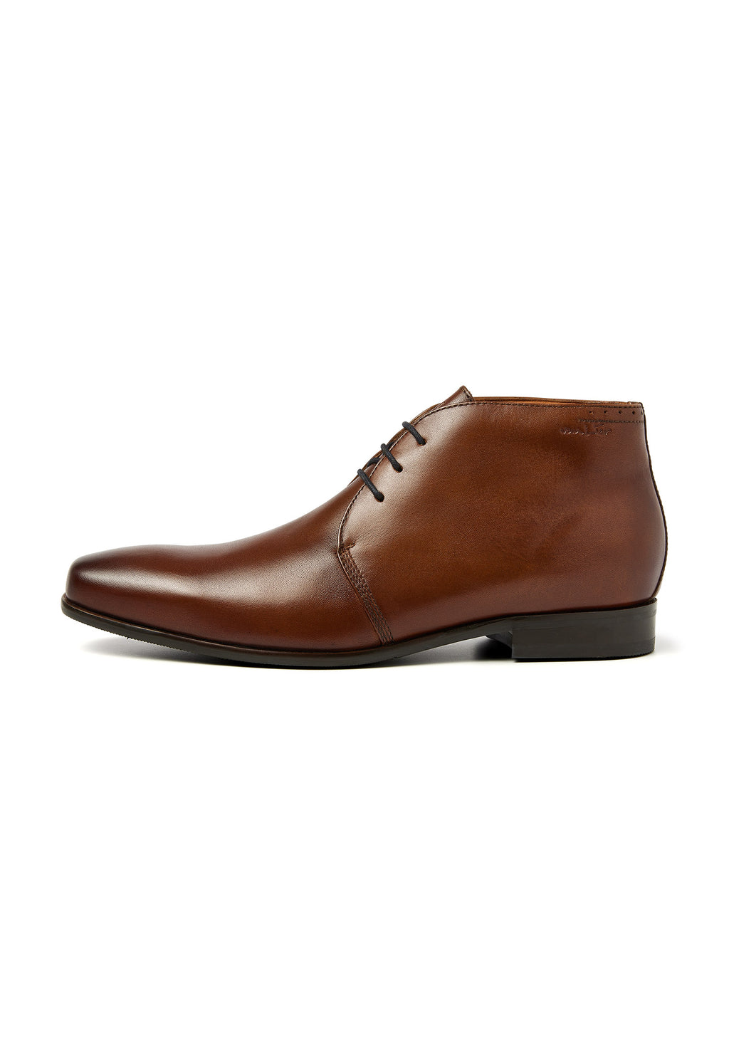 Cognac Glattleder Santorini Schnürschuh