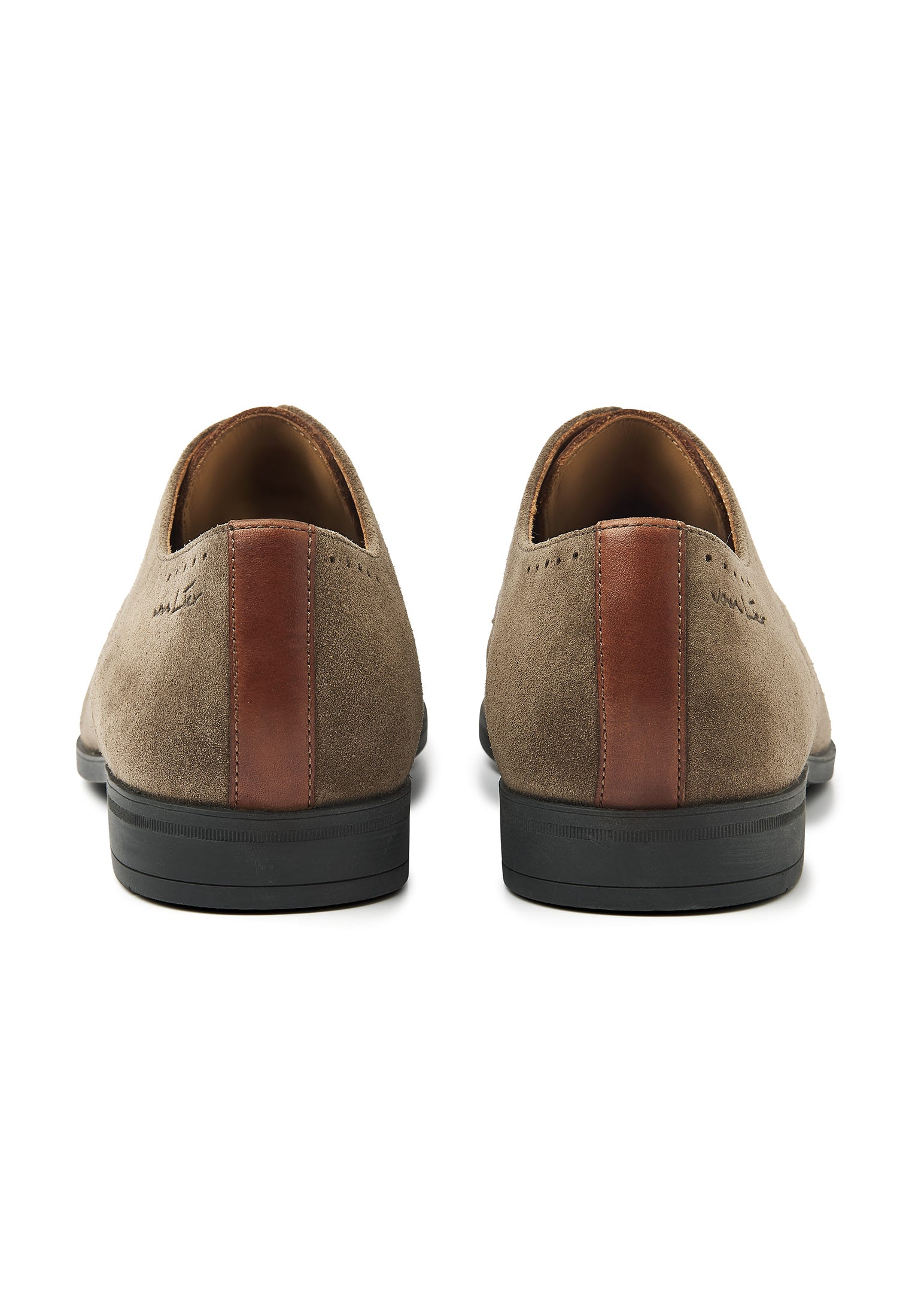 Taupe Wildleder Portofino Schnürschuh