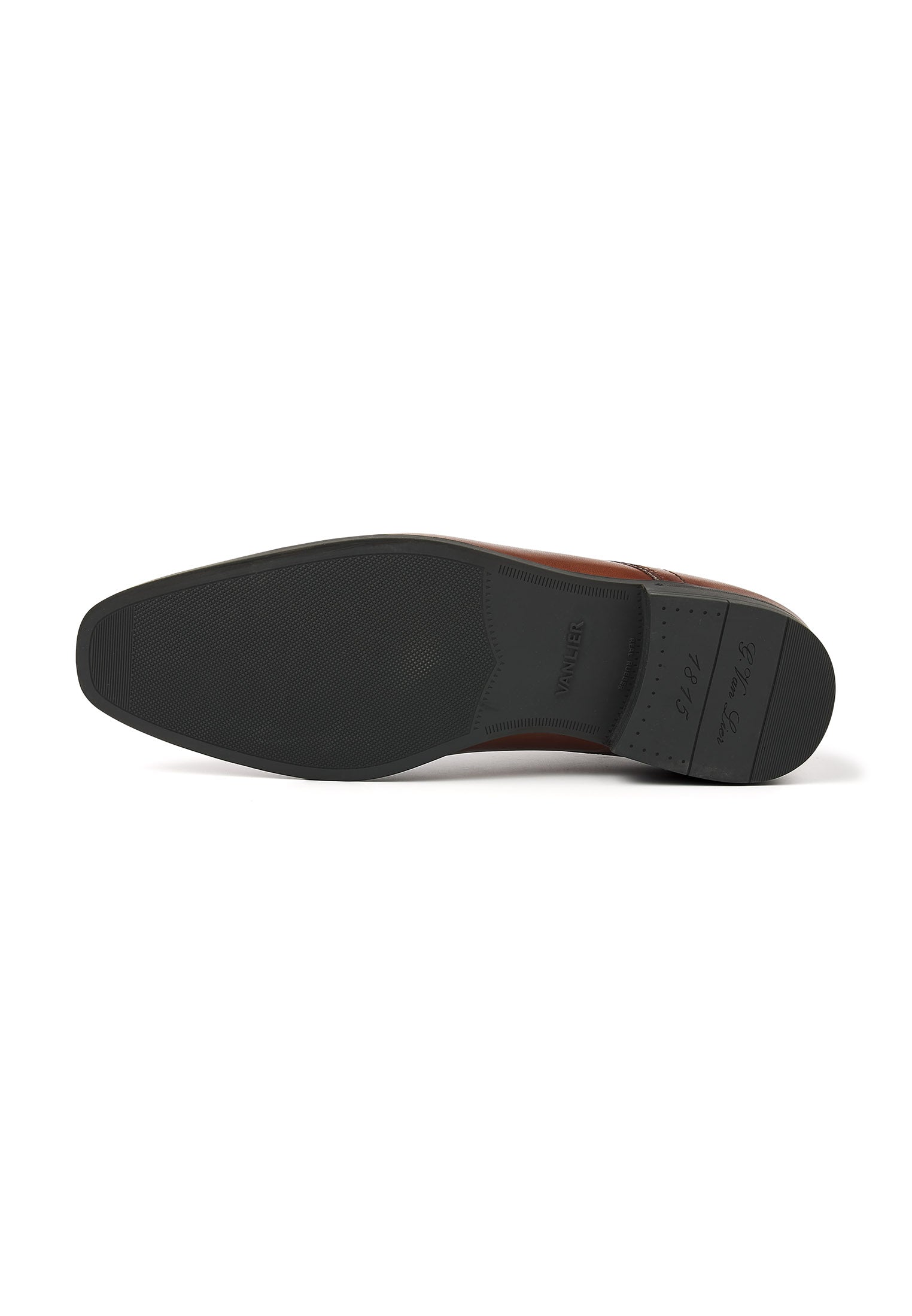 Cognac Glattleder Portofino Schnürschuh