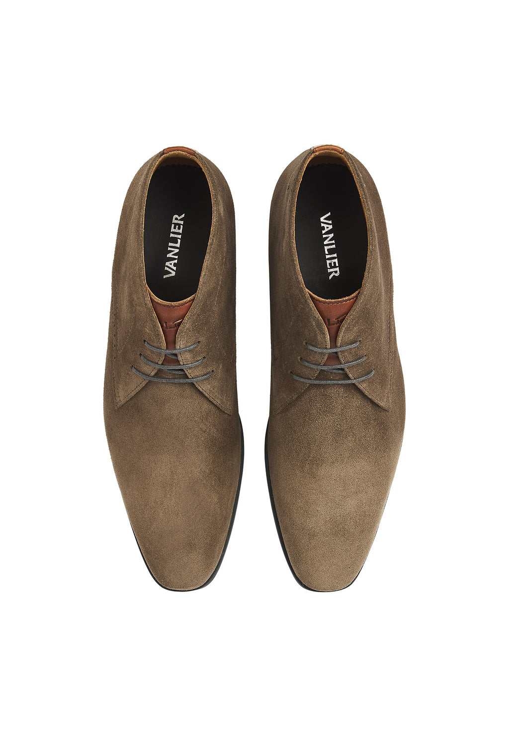 Taupe Wildleder Portofino Loafer