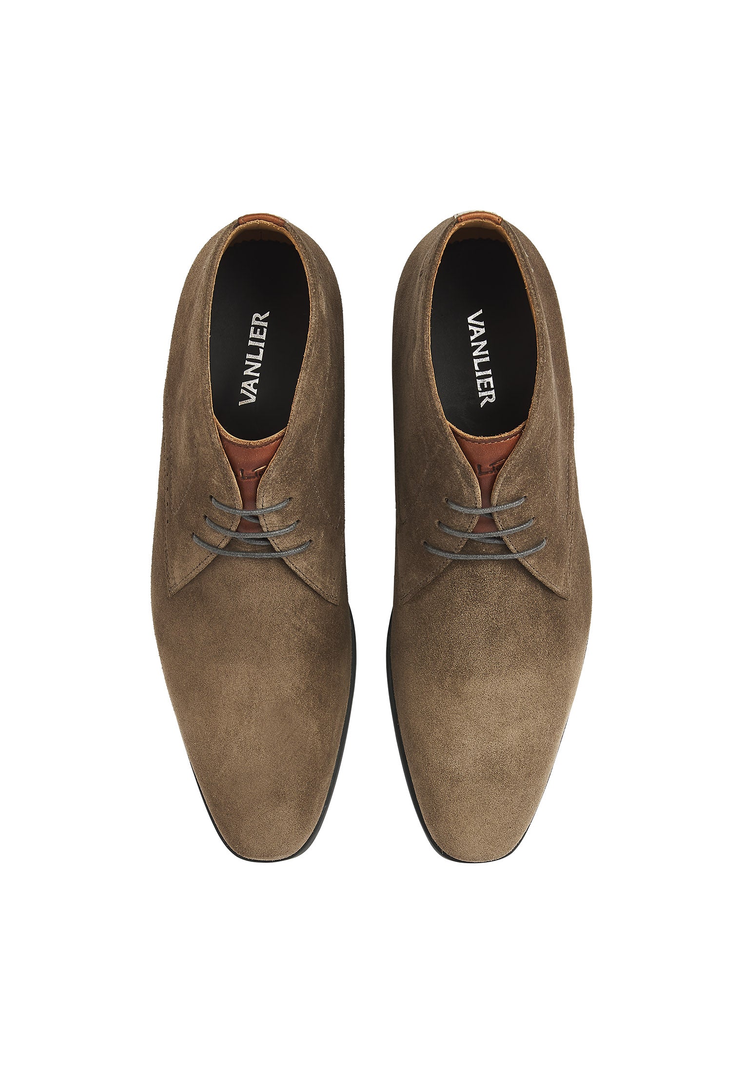 Taupe Wildleder Portofino Loafer