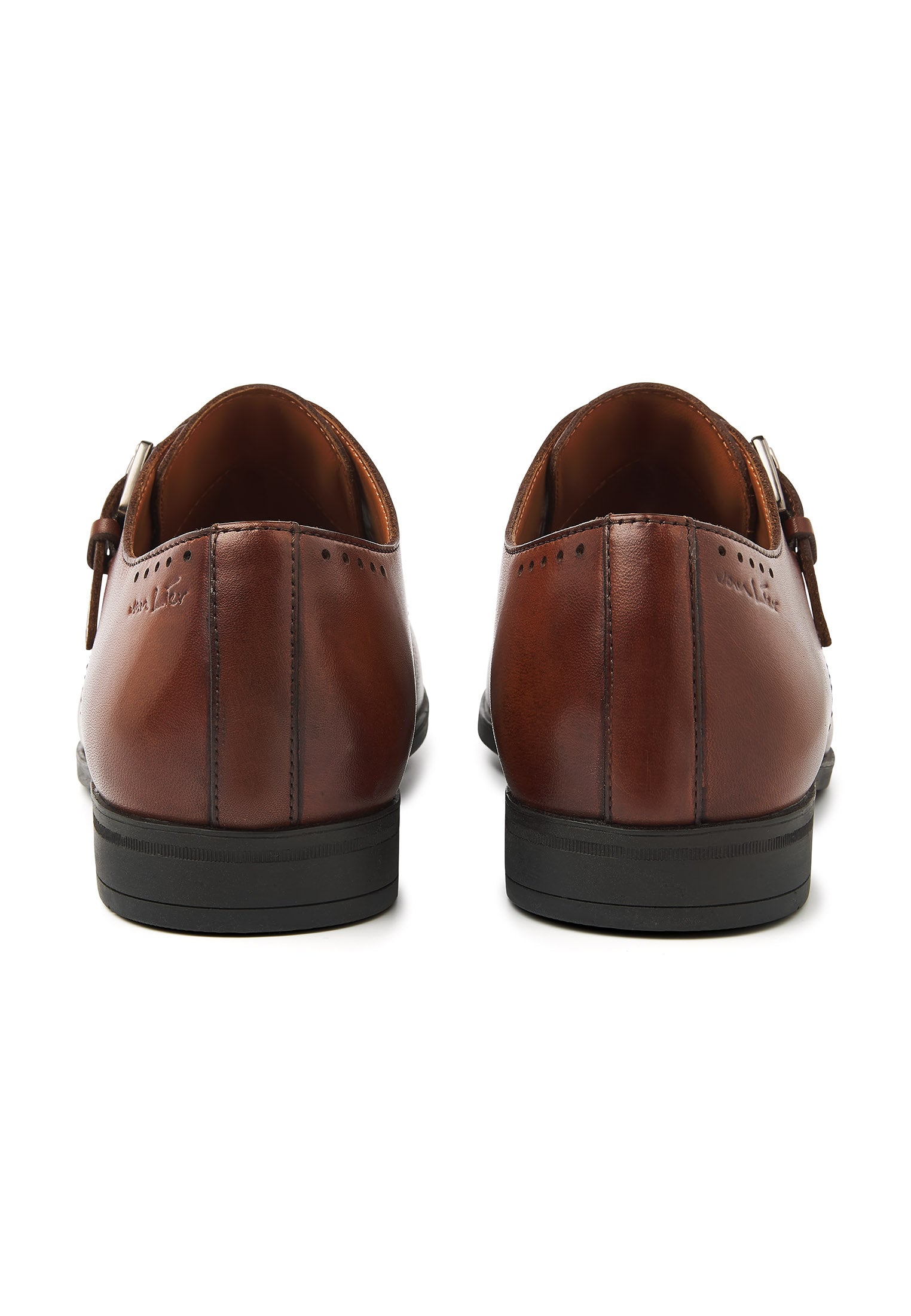 Cognac Loafer mit Portofino Schnalle