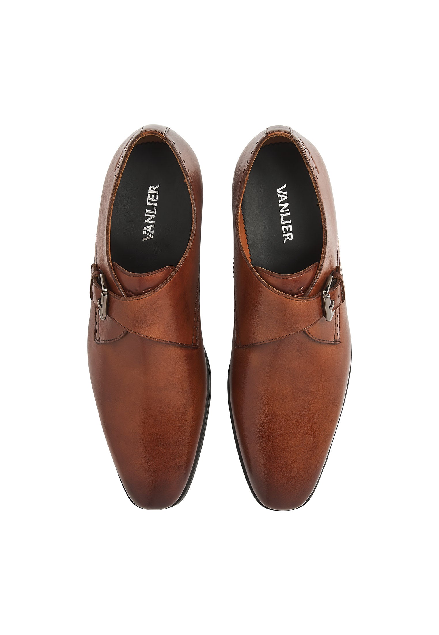 Cognac Loafer mit Portofino Schnalle