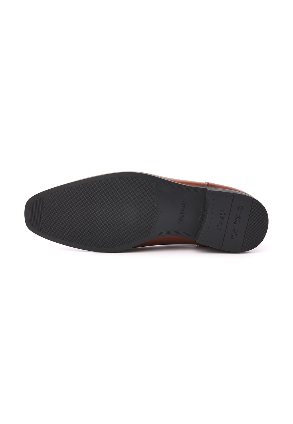Cognac gladleren Portofino chelsea boot