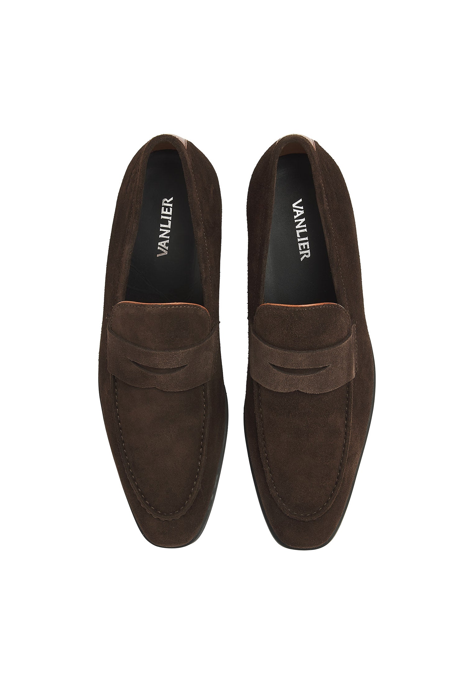 Testa di Moro braunes Wildleder Portofino Loafer
