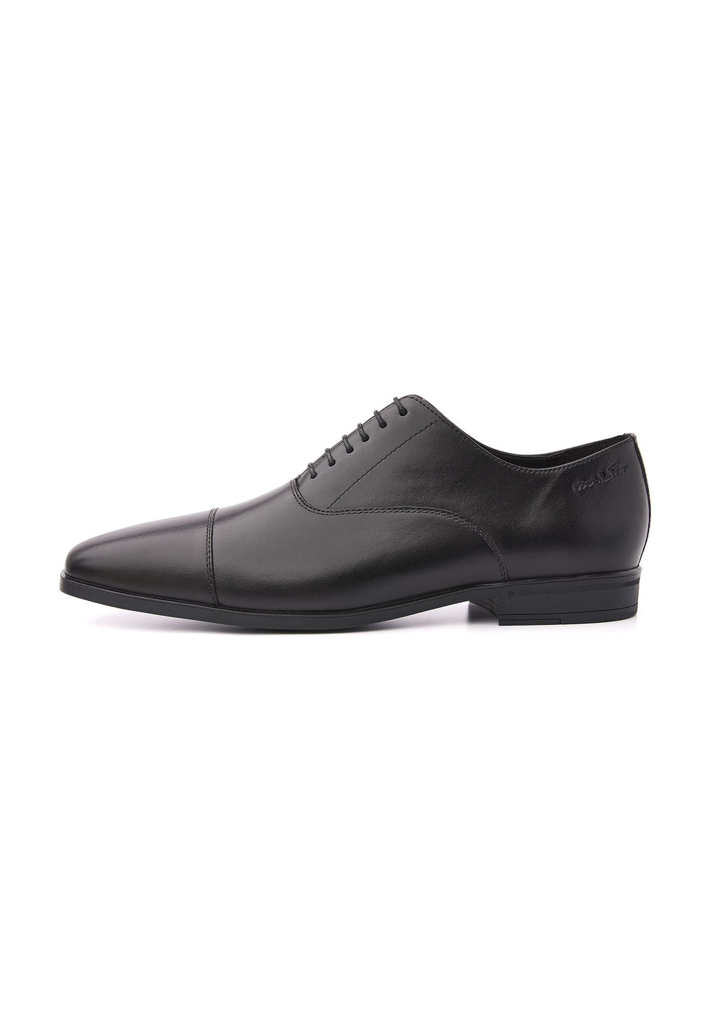 Zwart gladleren Portofino  veterschoen
