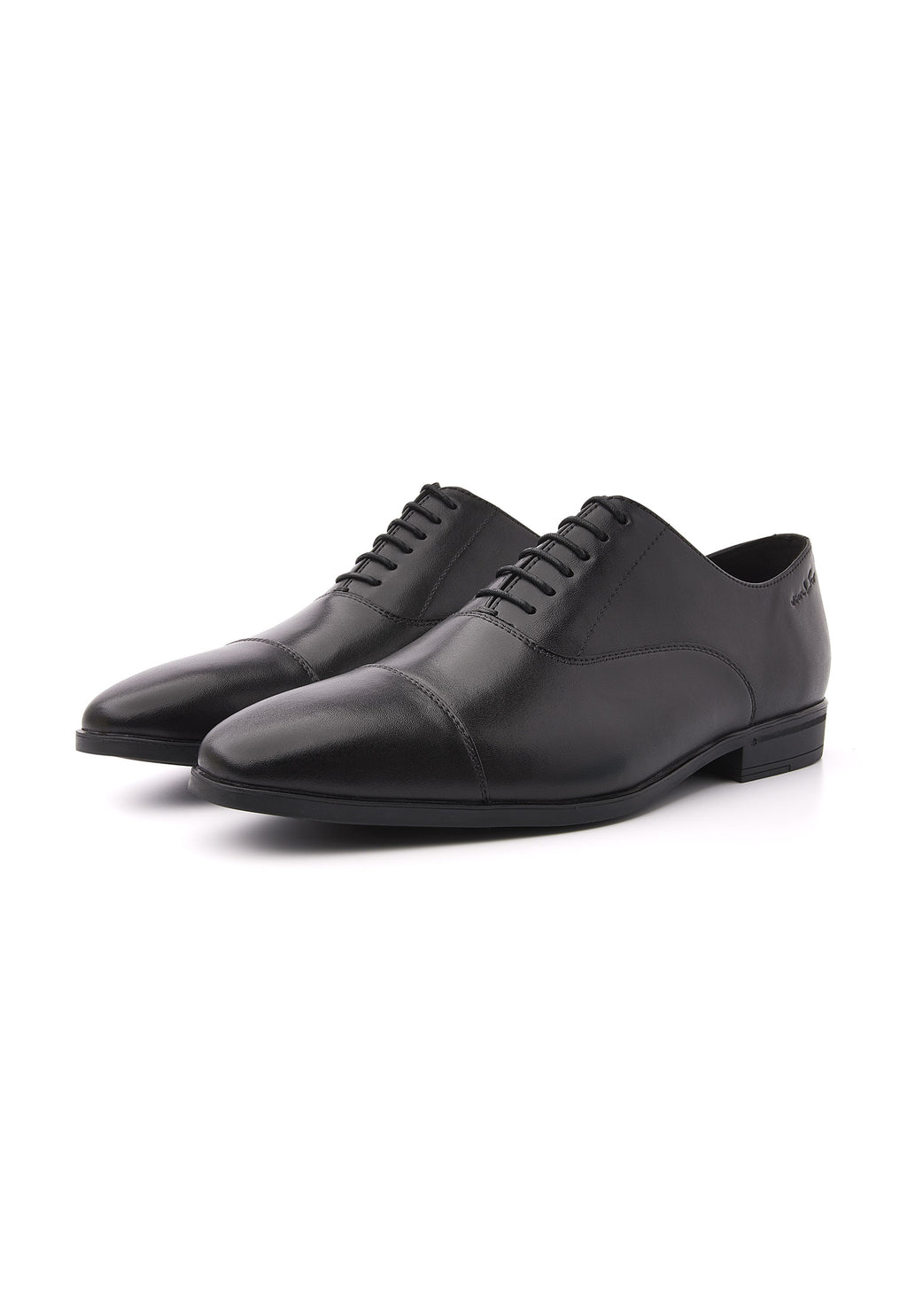 Zwart gladleren Portofino  veterschoen