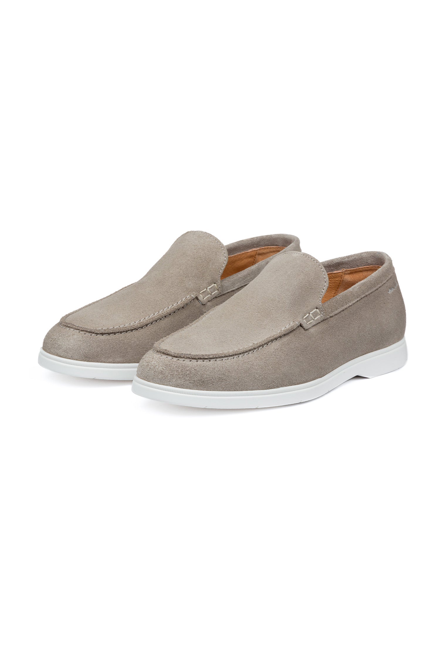 Licht taupe suède Ascona loafer